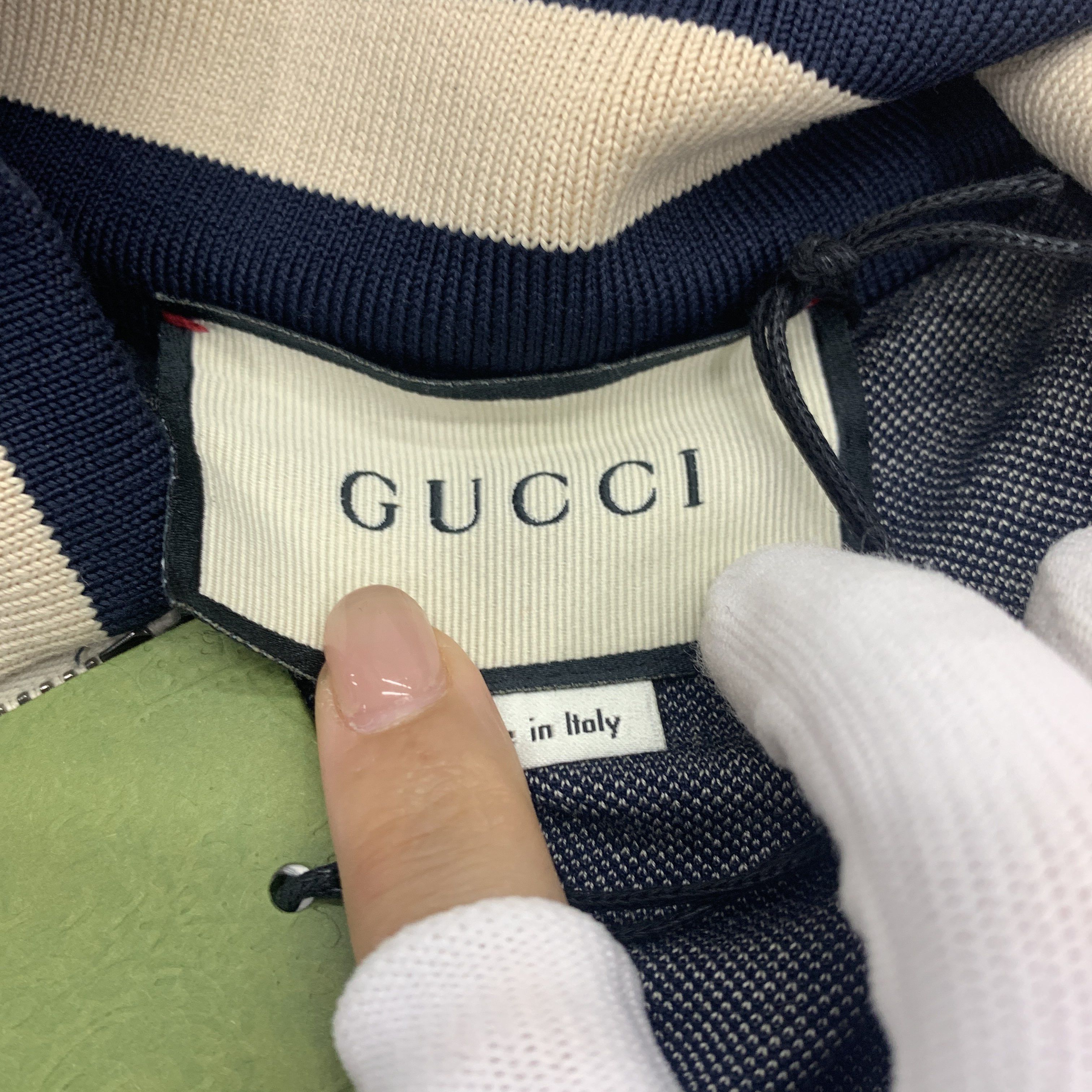 Gucci Gucci GG Jacquard Zip Track Jacket Size L Size US L / EU 52-54 / 3 - 4 Thumbnail