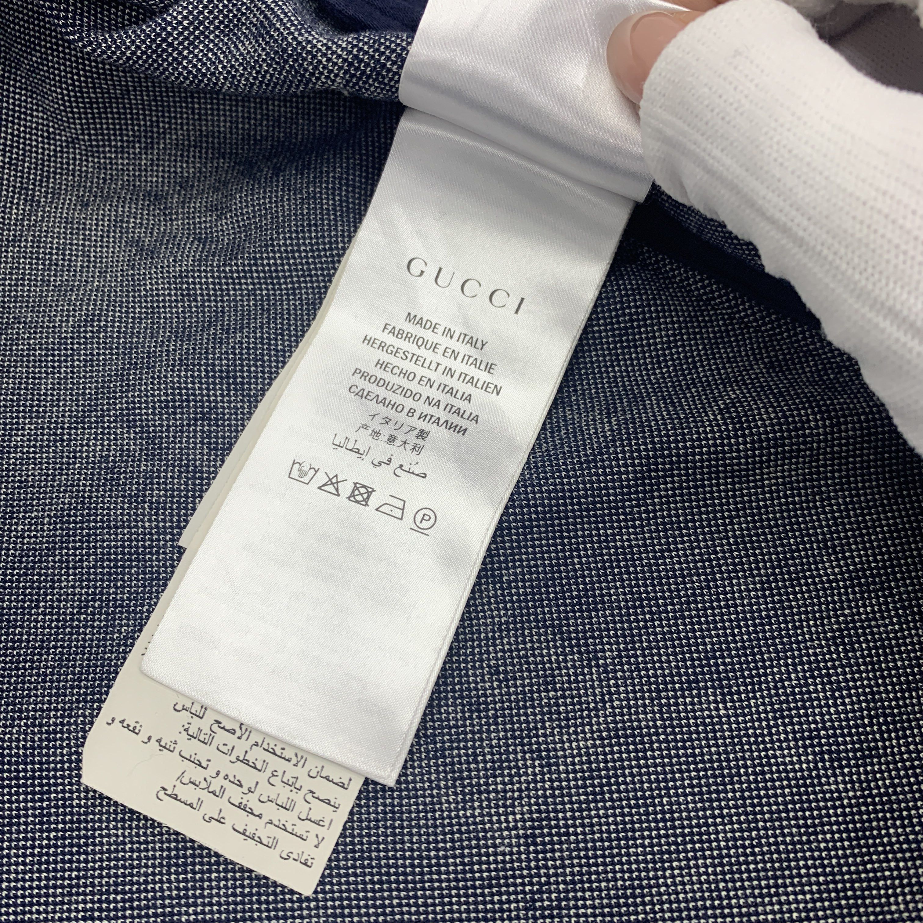 Gucci Gucci GG Jacquard Zip Track Jacket Size L Size US L / EU 52-54 / 3 - 5 Thumbnail