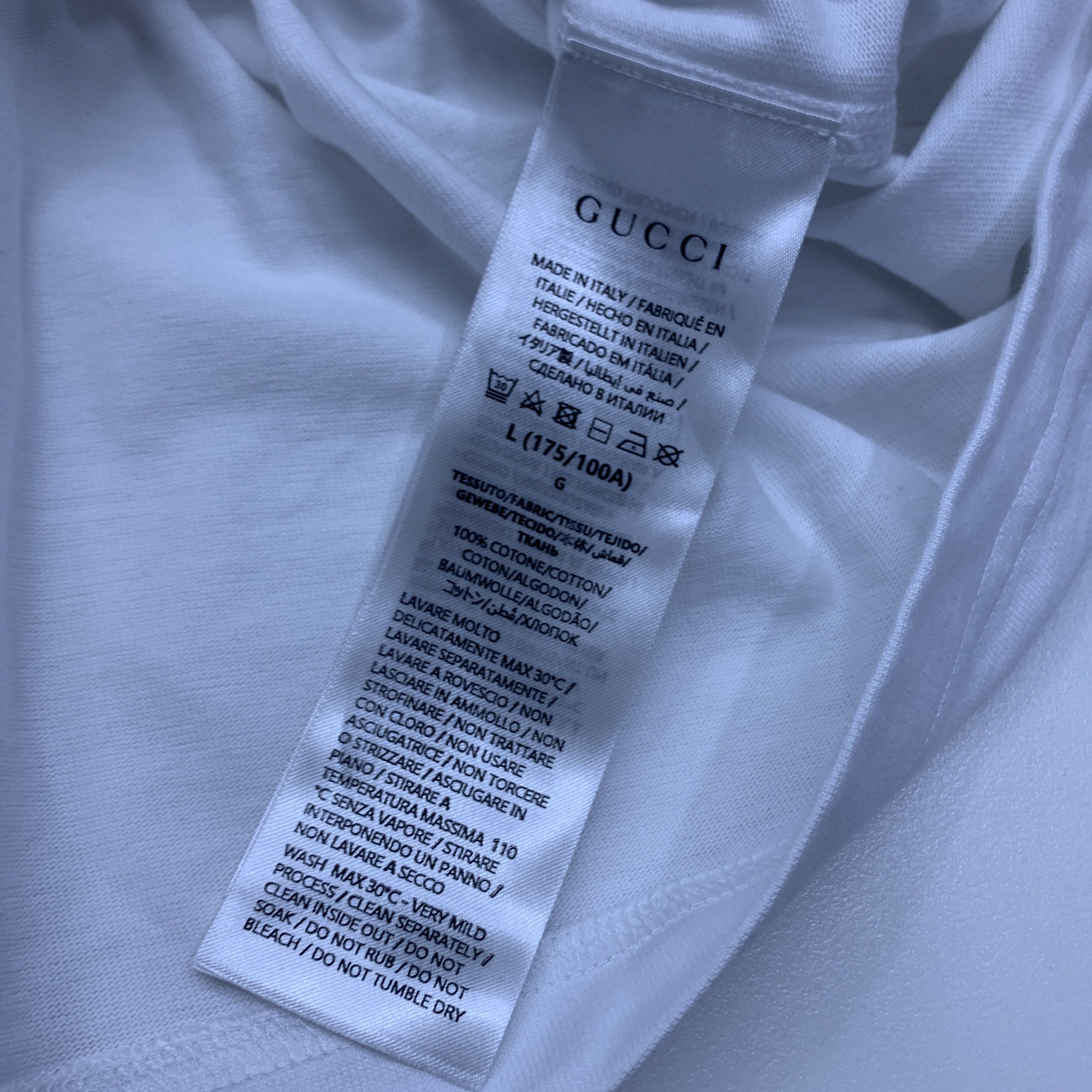 Gucci Gucci Lido Logo Print T-Shirt L Size US L / EU 52-54 / 3 - 4 Thumbnail