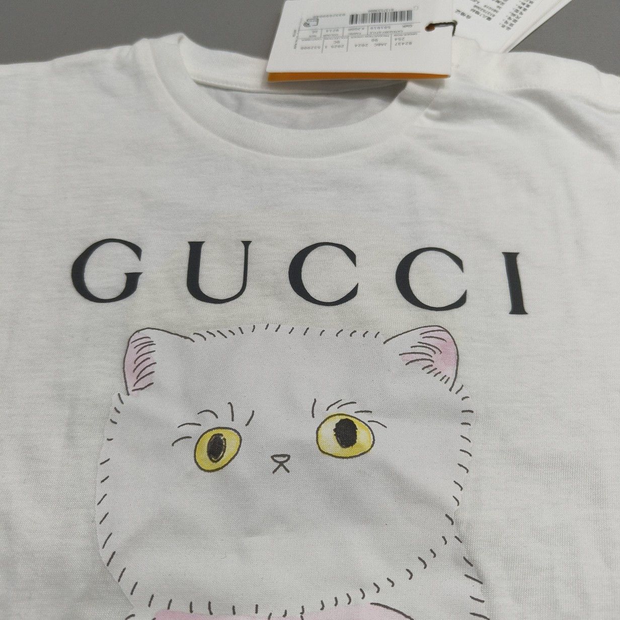 Gucci Gucci Cat Print Short Sleeve T-Shirt 36M Size US S / EU 44-46 / 1 - 6 Thumbnail