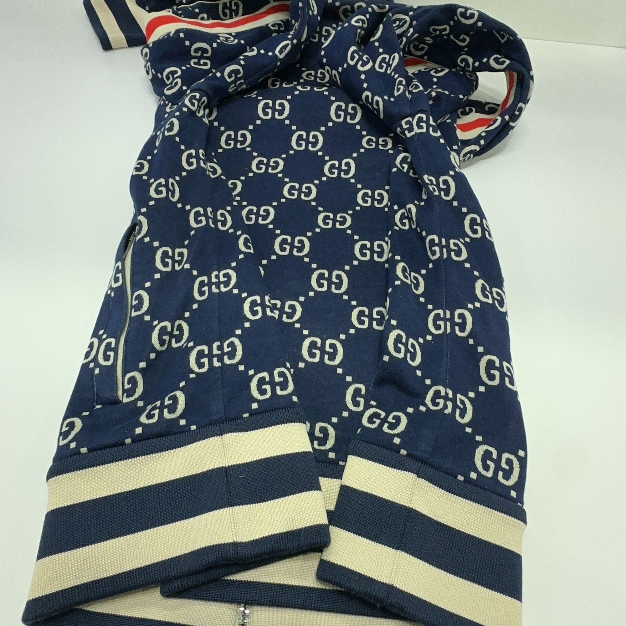 Gucci Gucci GG Monogram Jacquard Track Jacket Size M Size US M / EU 48-50 / 2 - 12 Thumbnail