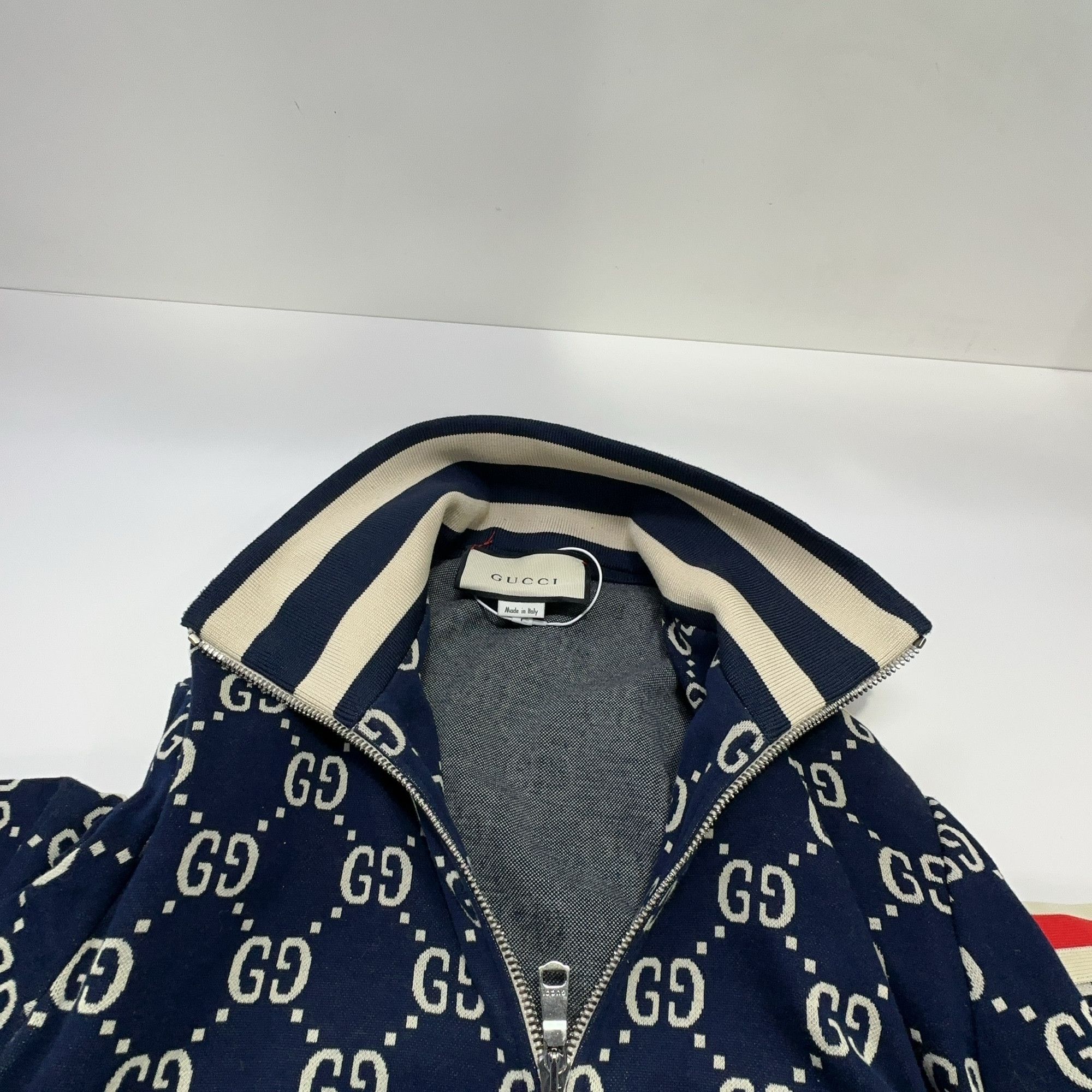Gucci Gucci GG Monogram Jacquard Track Jacket Size M Size US M / EU 48-50 / 2 - 7 Thumbnail
