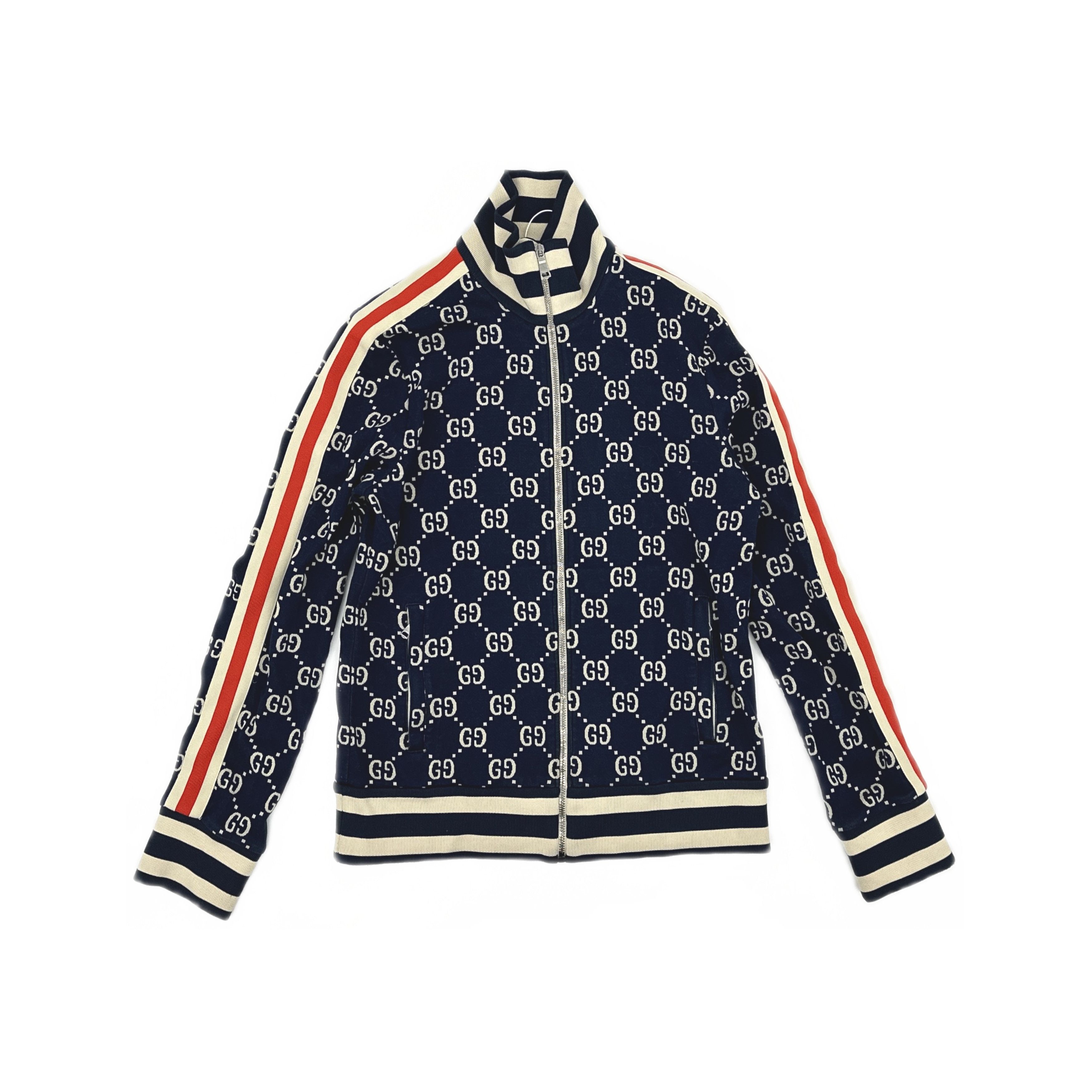 Gucci Gucci GG Monogram Jacquard Track Jacket Size M Size US M / EU 48-50 / 2 - 2 Thumbnail