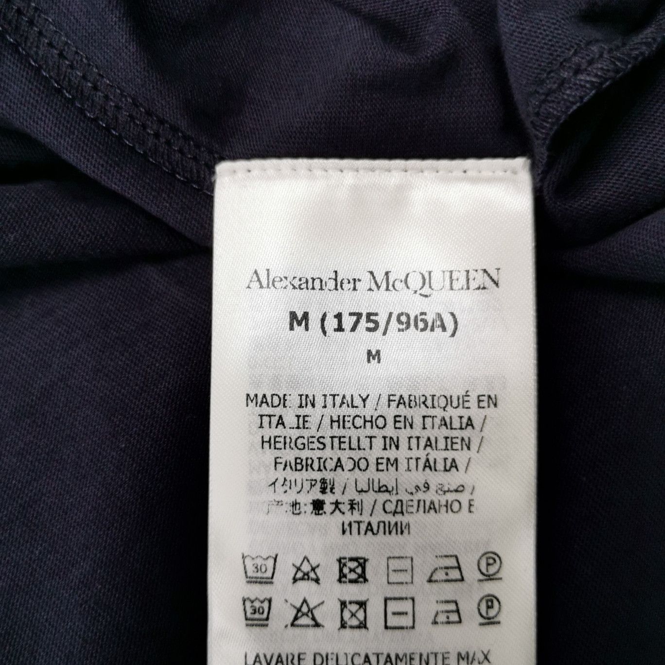 Alexander McQueen Alexander McQueen Men m Short Sleeve Shirts Size US M / EU 48-50 / 2 - 8 Thumbnail