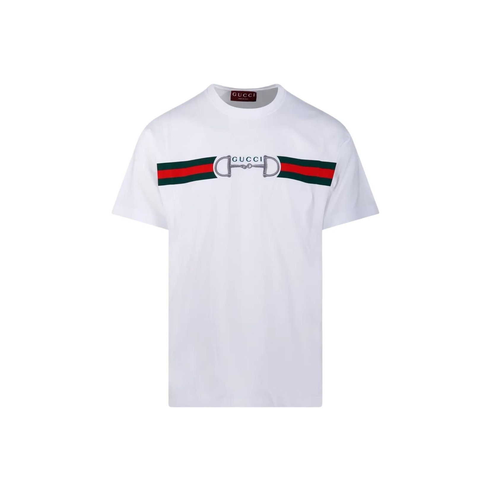 Gucci Gucci Horsebit Web Stripe T-Shirt L Size US L / EU 52-54 / 3 - 2 Thumbnail