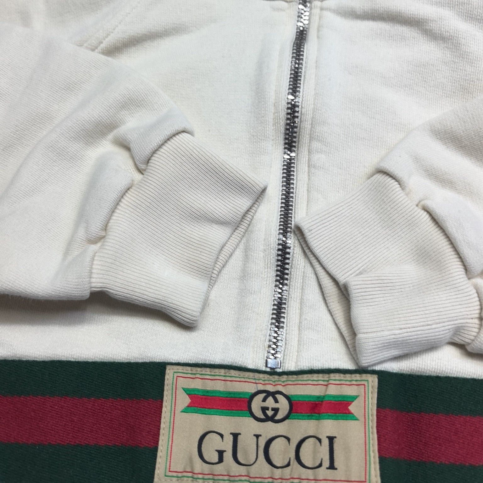 Gucci Gucci 1921 Logo Half-Zip Hoodie Size 10 Size US XXS / EU 40 - 16 Thumbnail