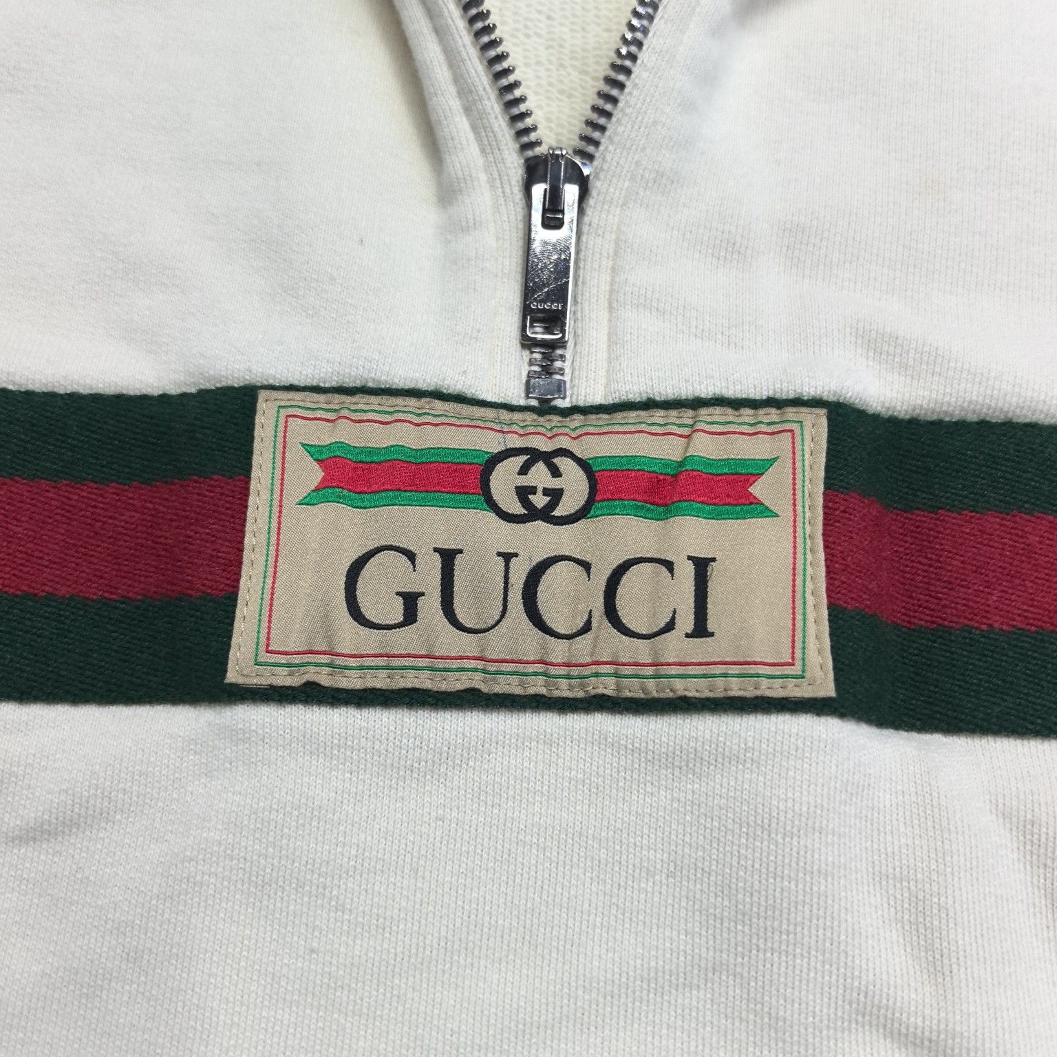 Gucci Gucci 1921 Logo Half-Zip Hoodie Size 10 Size US XXS / EU 40 - 5 Thumbnail