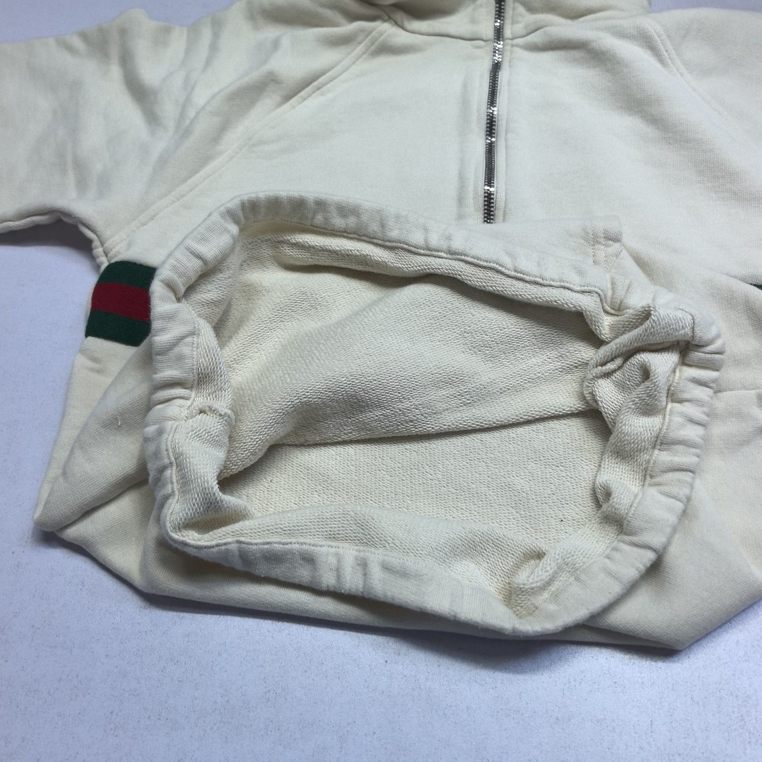 Gucci Gucci 1921 Logo Half-Zip Hoodie Size 10 Size US XXS / EU 40 - 14 Thumbnail