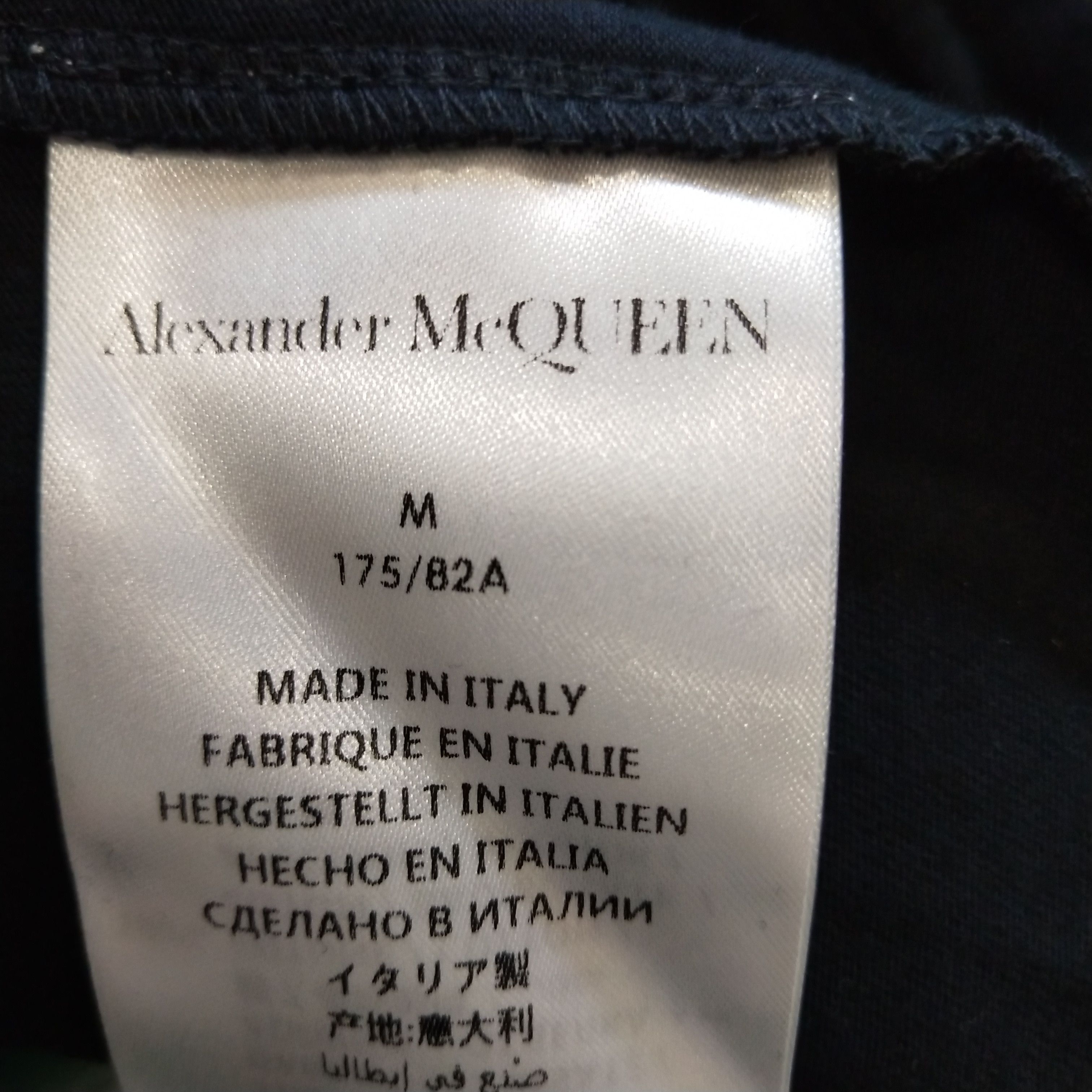 Alexander McQueen Alexander McQueen Men m Short Sleeve Shirts Size US M / EU 48-50 / 2 - 7 Thumbnail