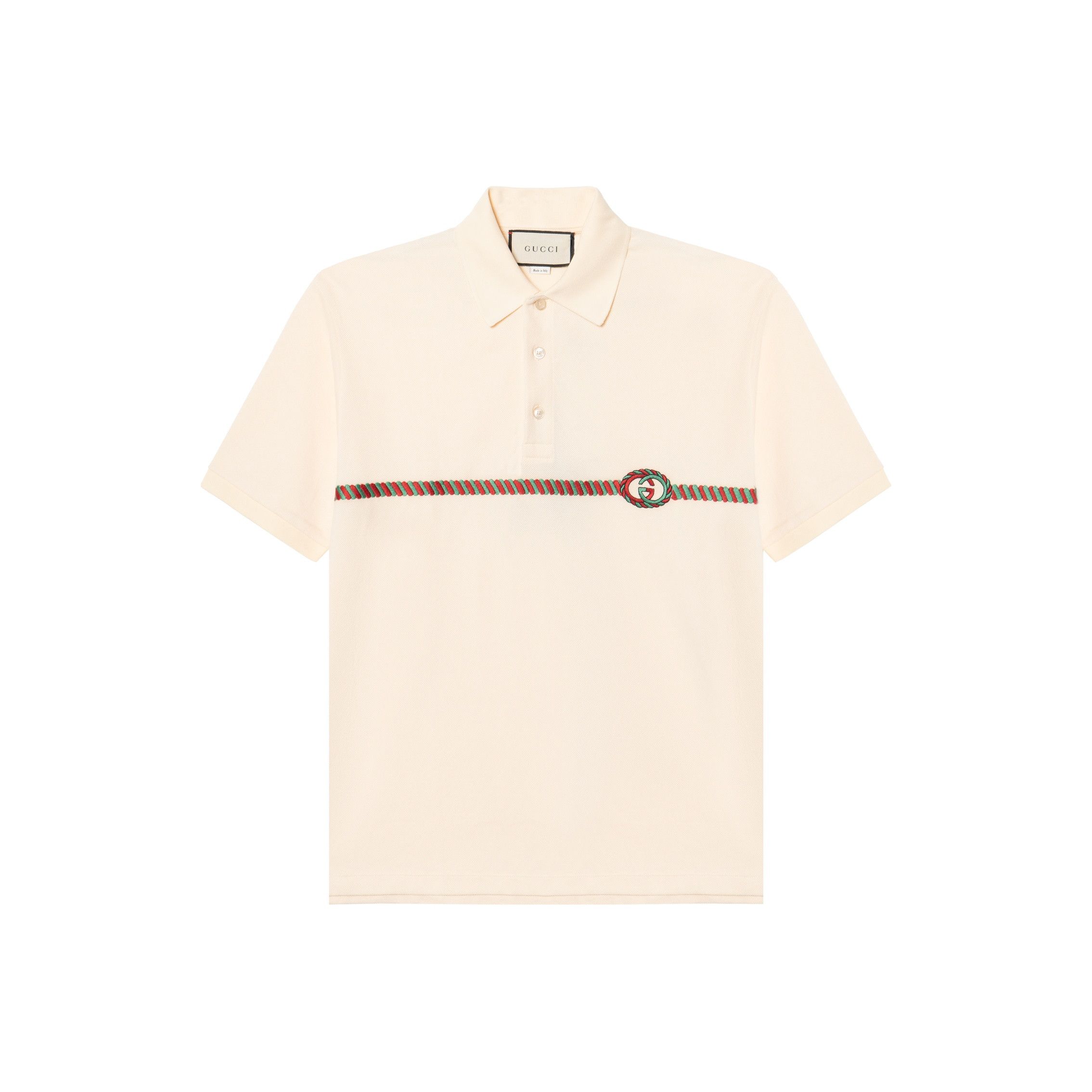 Gucci Gucci Striped Logo Embroidered Polo Shirt S Size US S / EU 44-46 / 1 - 2 Thumbnail