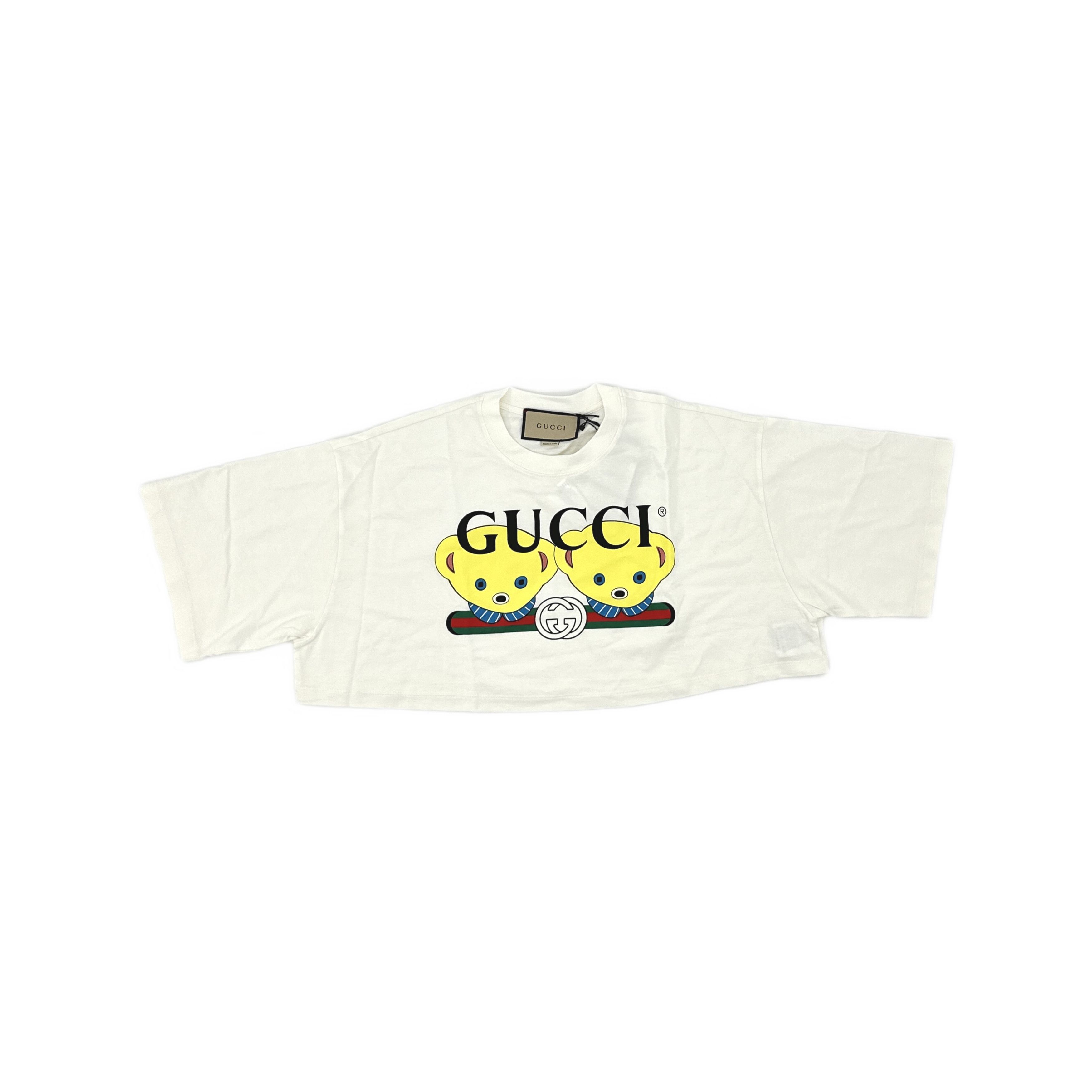 Gucci Gucci Bear Print Logo T-Shirt S Size S / US 4 / IT 40 - 2 Thumbnail