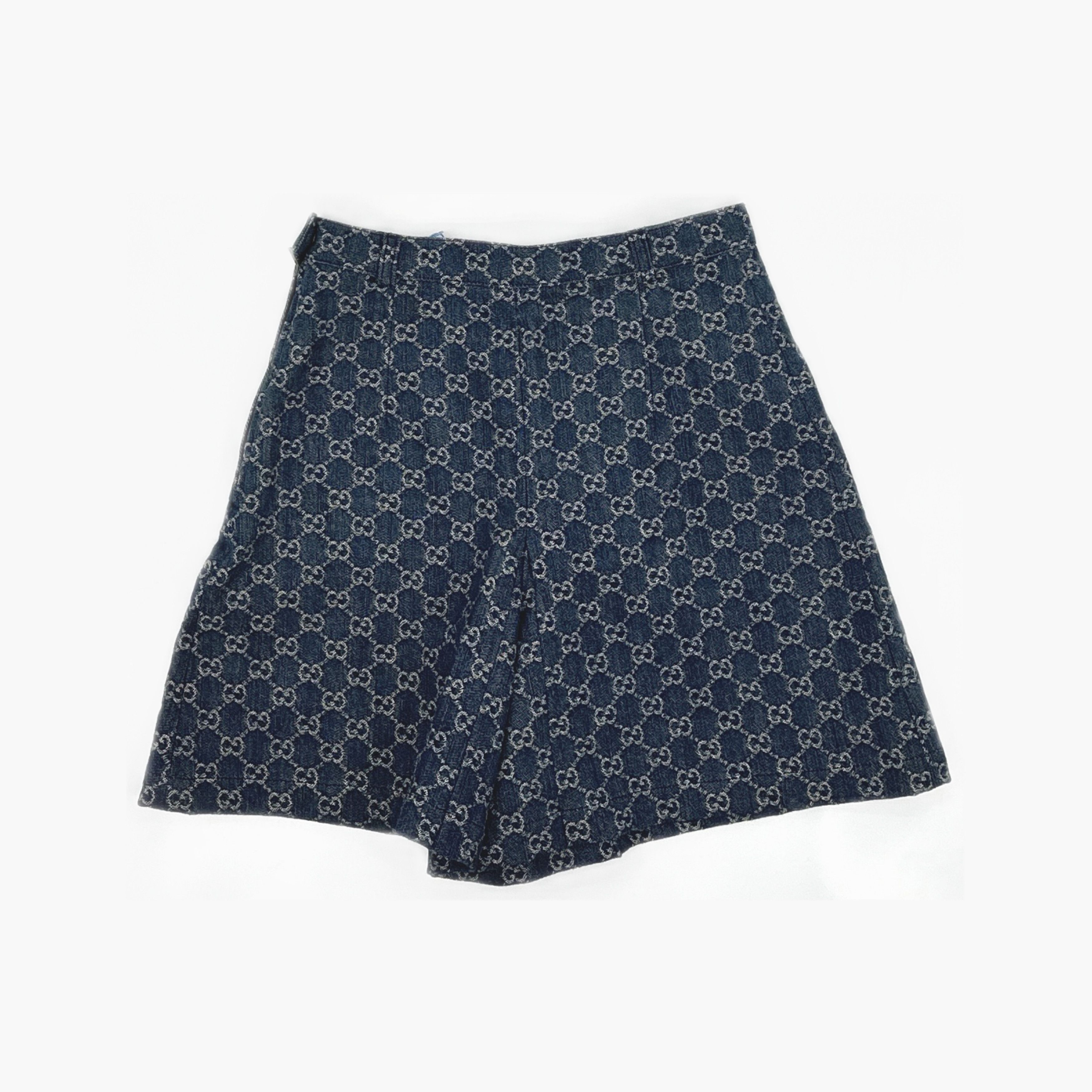 Gucci Gucci Logo Pattern Denim Shorts IT 40 Size 27" / US 4 / IT 40 - 2 Thumbnail