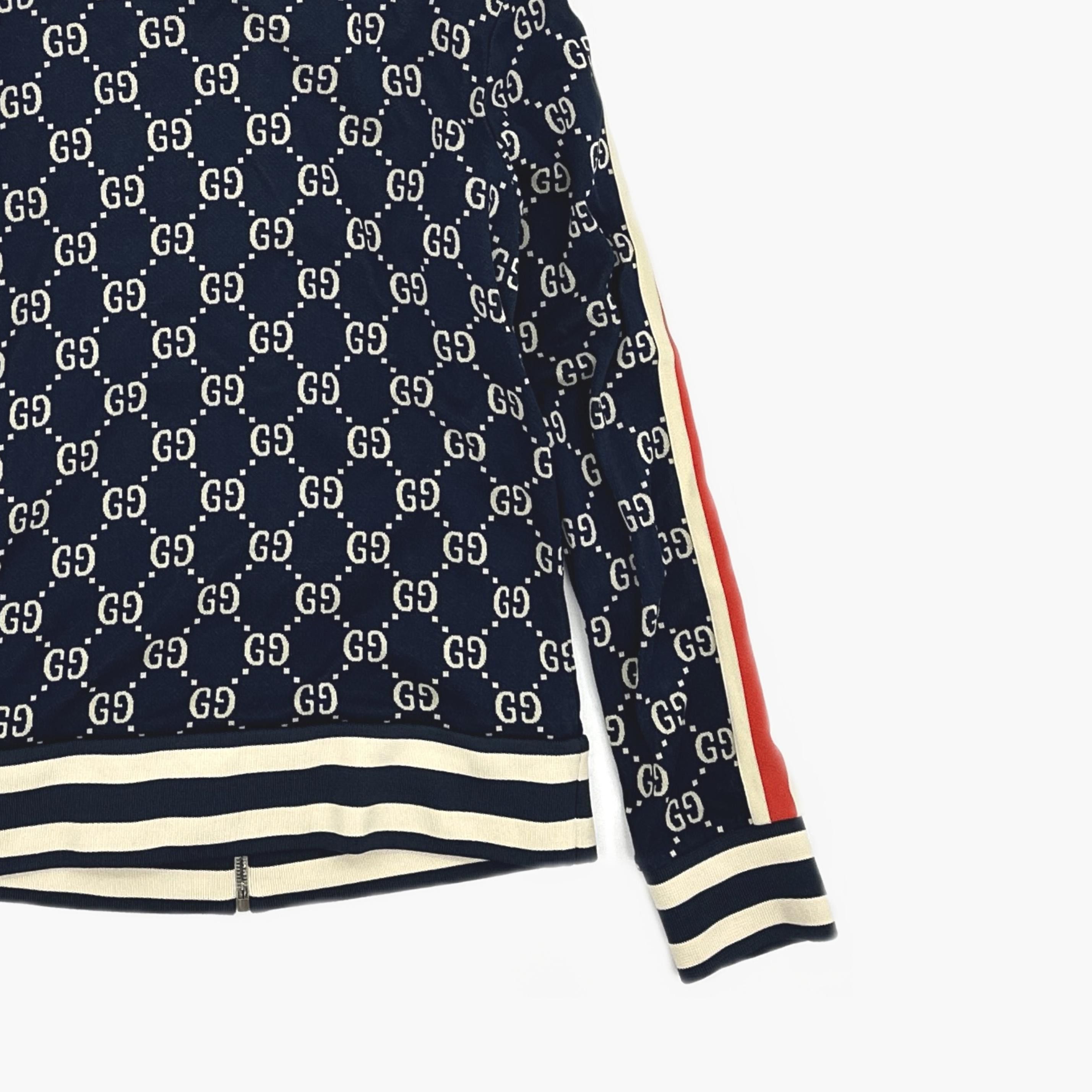 Gucci Gucci GG Monogram Cotton Zip-Up Jacket Size L Size US L / EU 52-54 / 3 - 5 Thumbnail