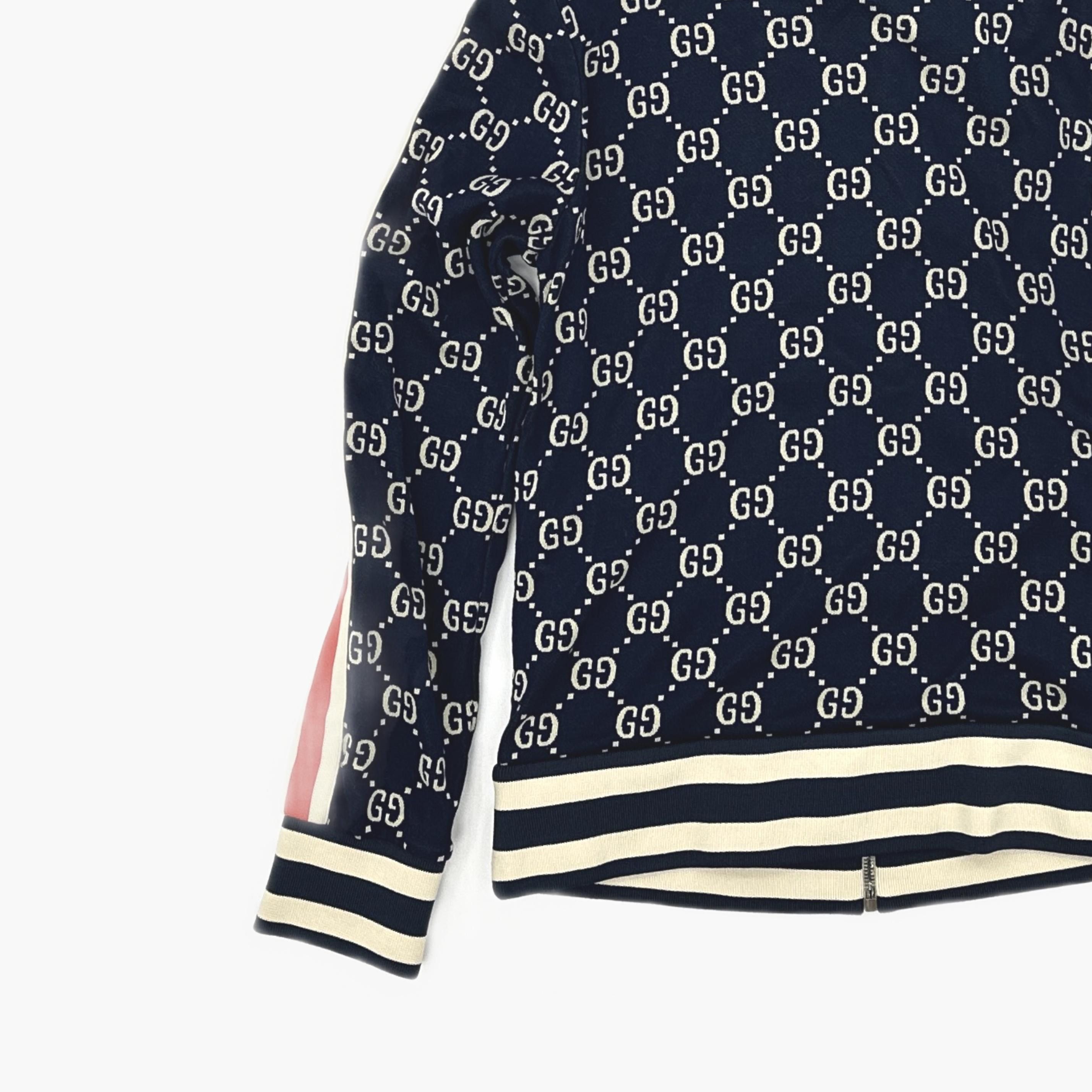 Gucci Gucci GG Monogram Cotton Zip-Up Jacket Size L Size US L / EU 52-54 / 3 - 4 Thumbnail