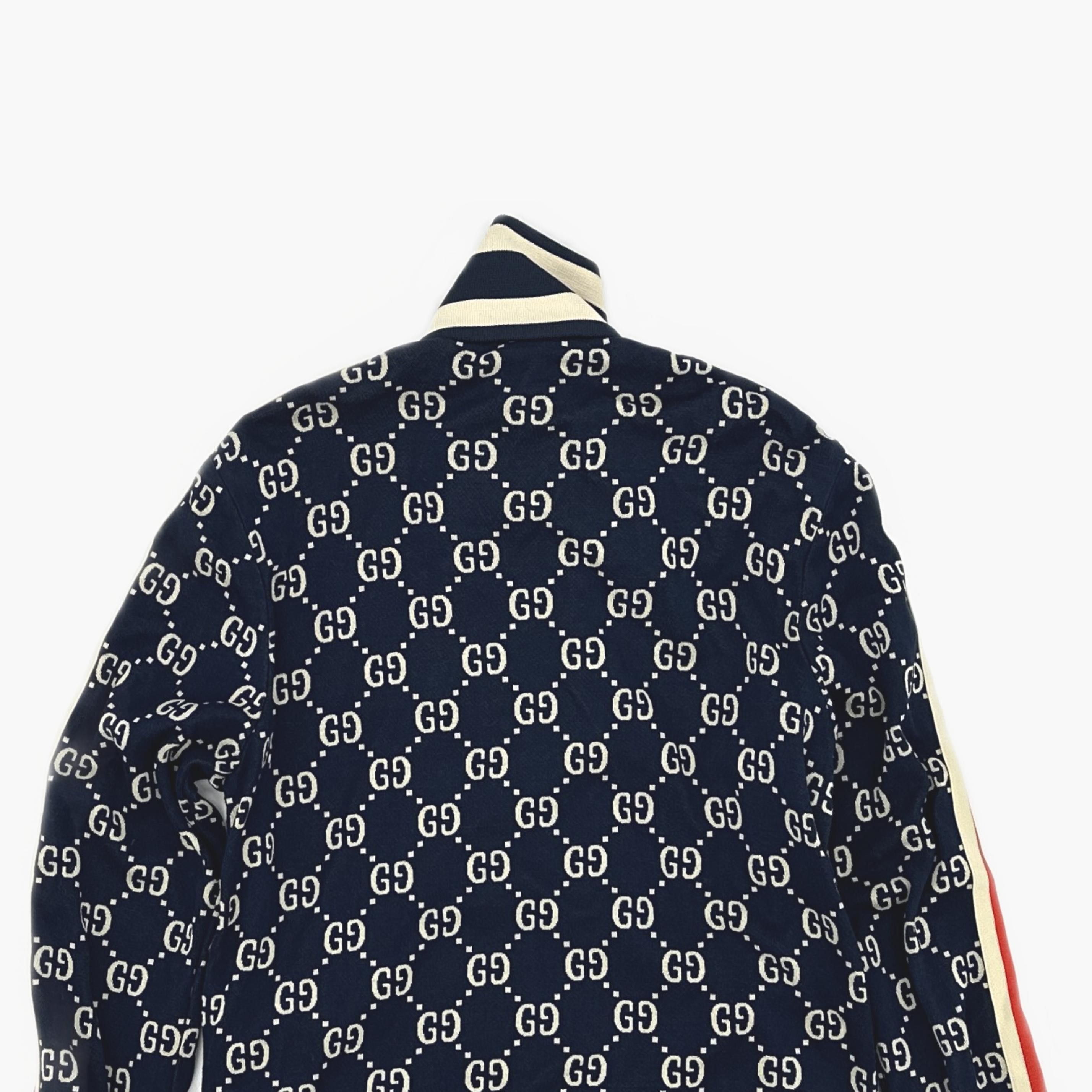 Gucci Gucci GG Monogram Cotton Zip-Up Jacket Size L Size US L / EU 52-54 / 3 - 3 Thumbnail