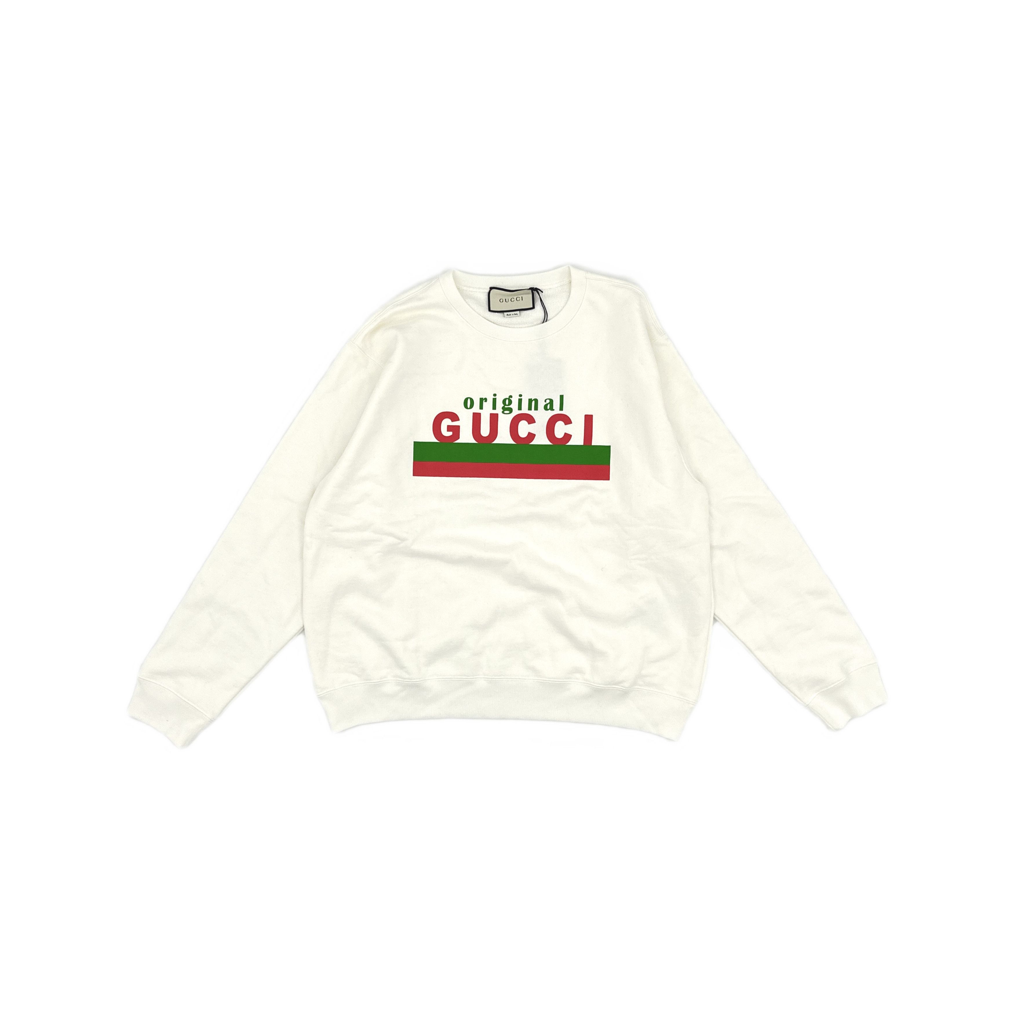 Gucci Gucci Original Logo Sweatshirt Size M Size US M / EU 48-50 / 2 - 2 Thumbnail