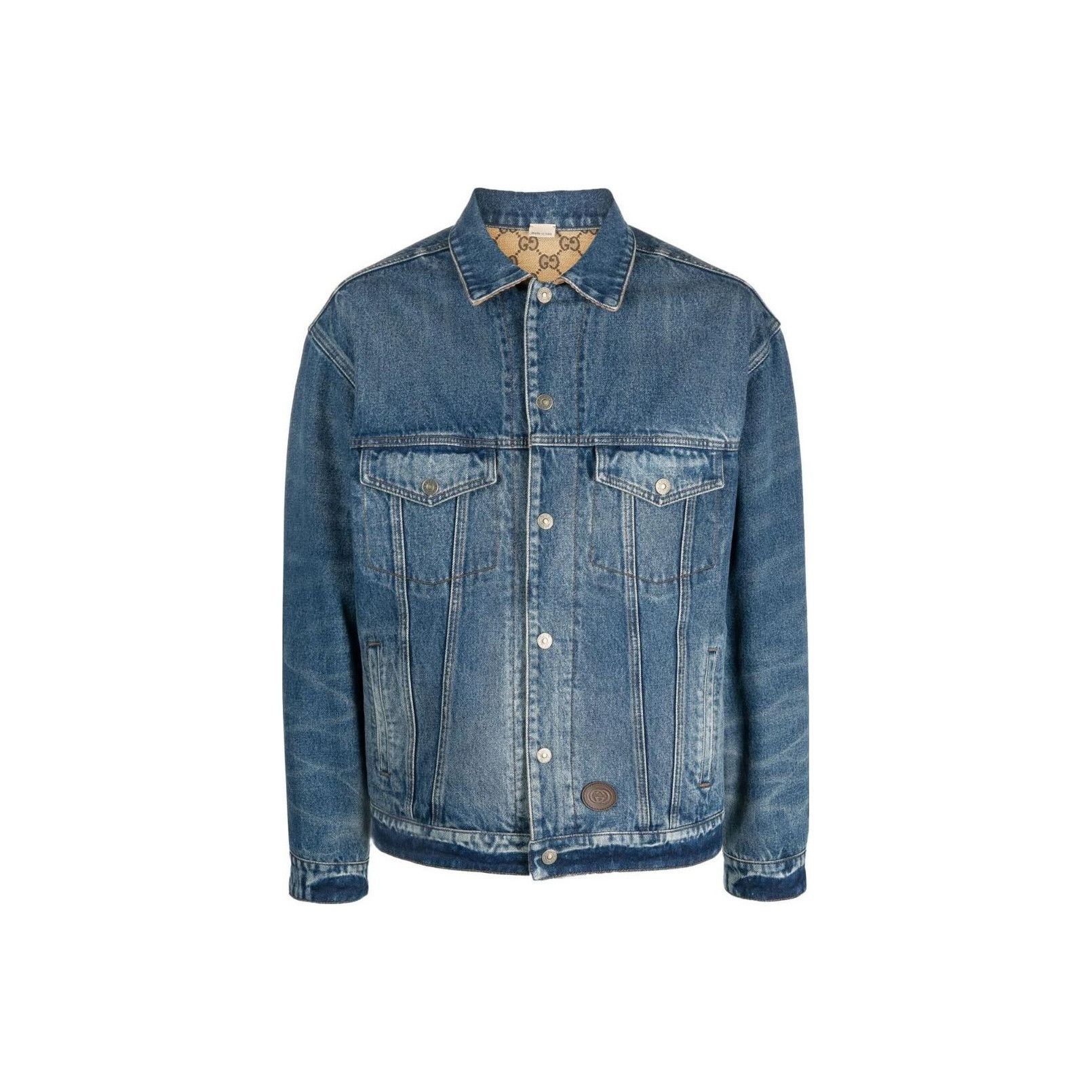 Gucci Gucci Logo Patch Denim Jacket 46 Size US S / EU 44-46 / 1 - 2 Thumbnail