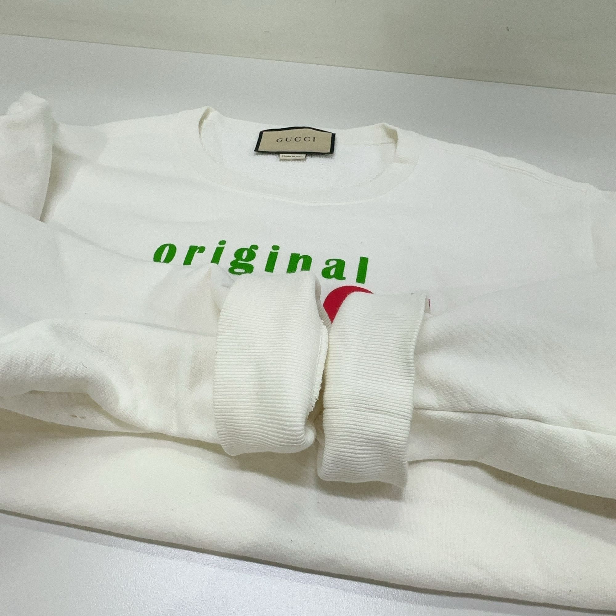 Gucci Gucci Original Logo Print Sweatshirt XS Size US XS / EU 42 / 0 - 11 Thumbnail