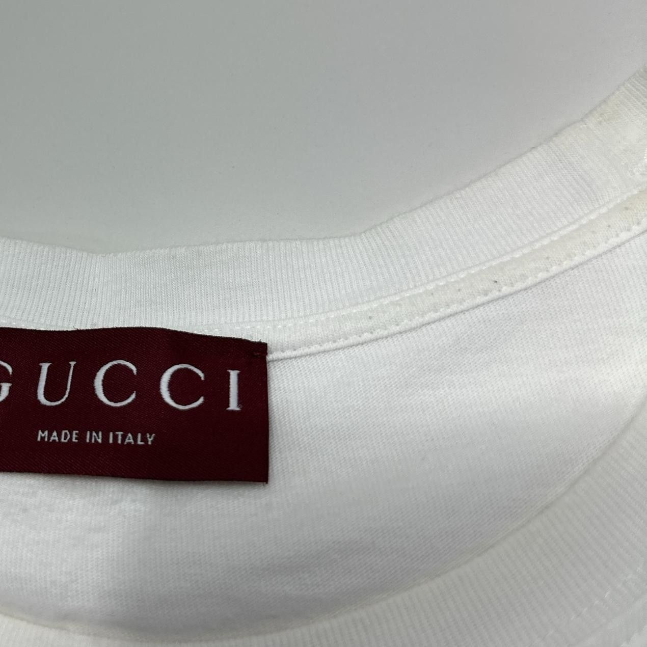 Gucci Gucci Logo Print Cotton T-Shirt XXXL Size US XXL / EU 58 / 5 - 12 Thumbnail