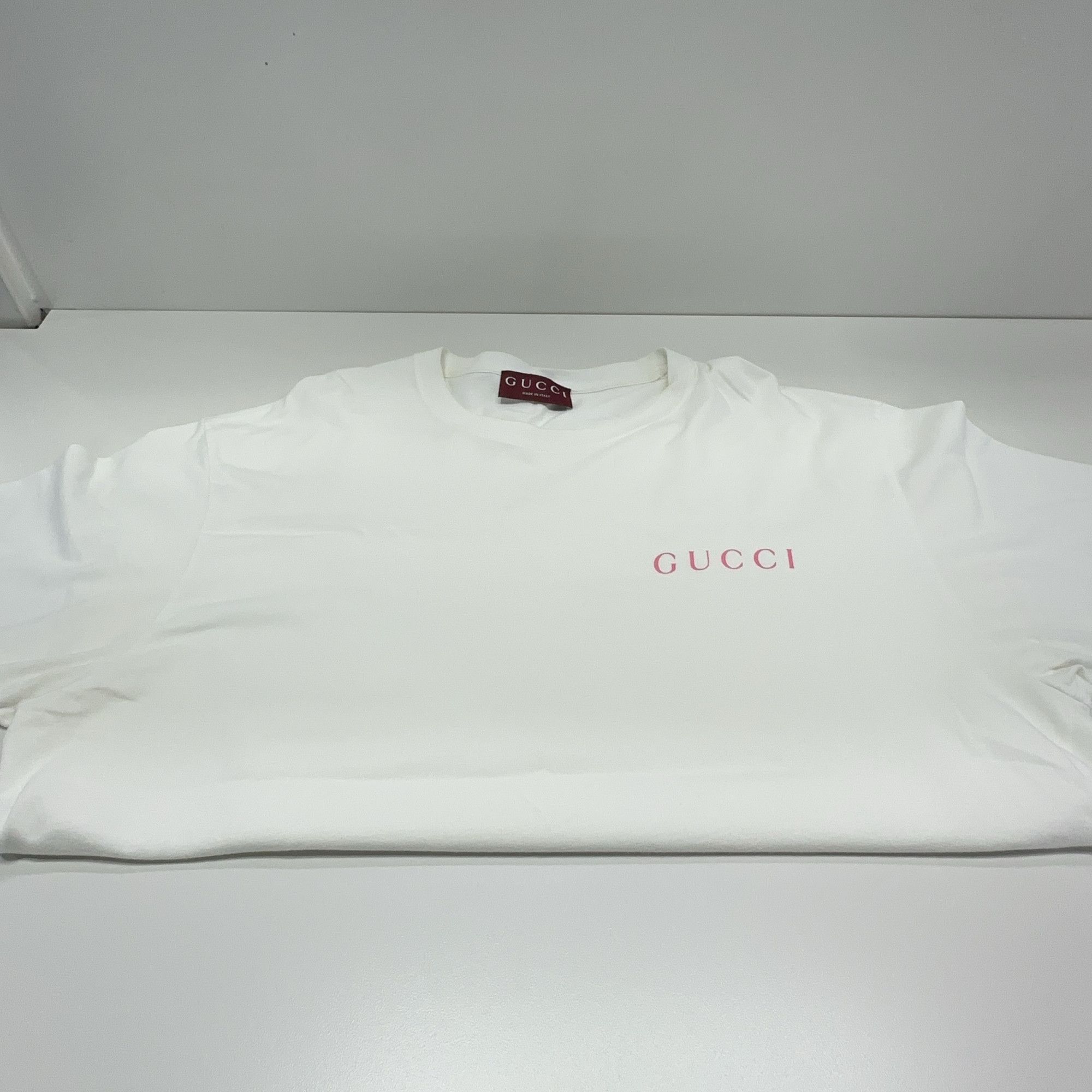 Gucci Gucci Logo Print Cotton T-Shirt XXXL Size US XXL / EU 58 / 5 - 14 Thumbnail