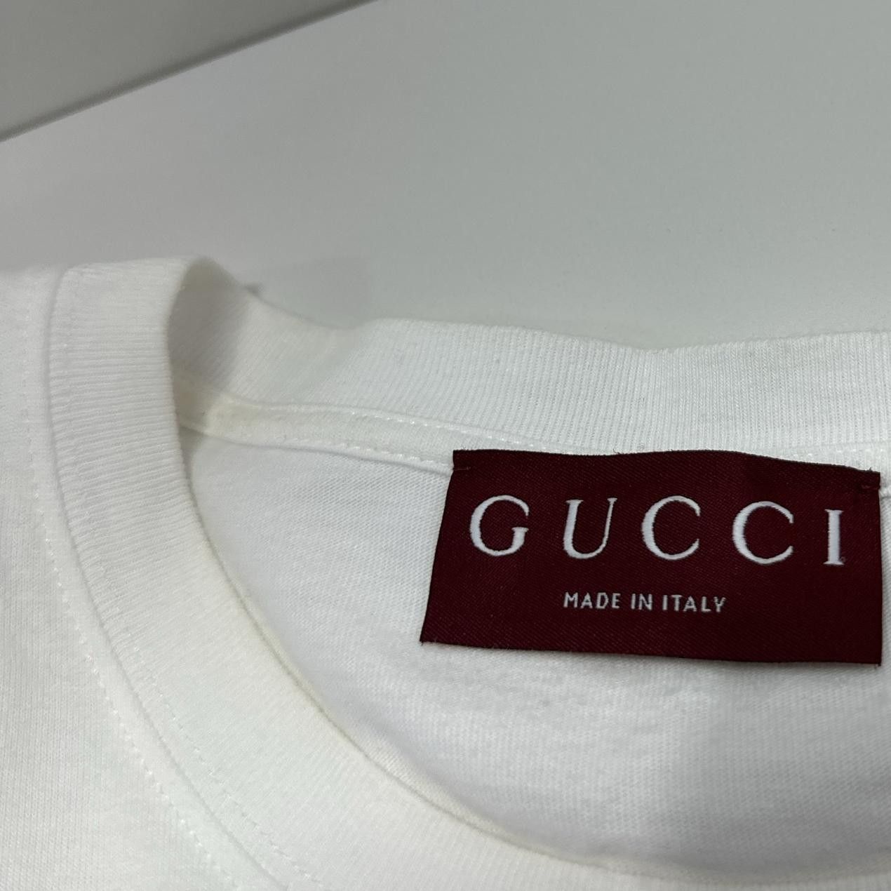 Gucci Gucci Logo Print Cotton T-Shirt XXXL Size US XXL / EU 58 / 5 - 11 Thumbnail