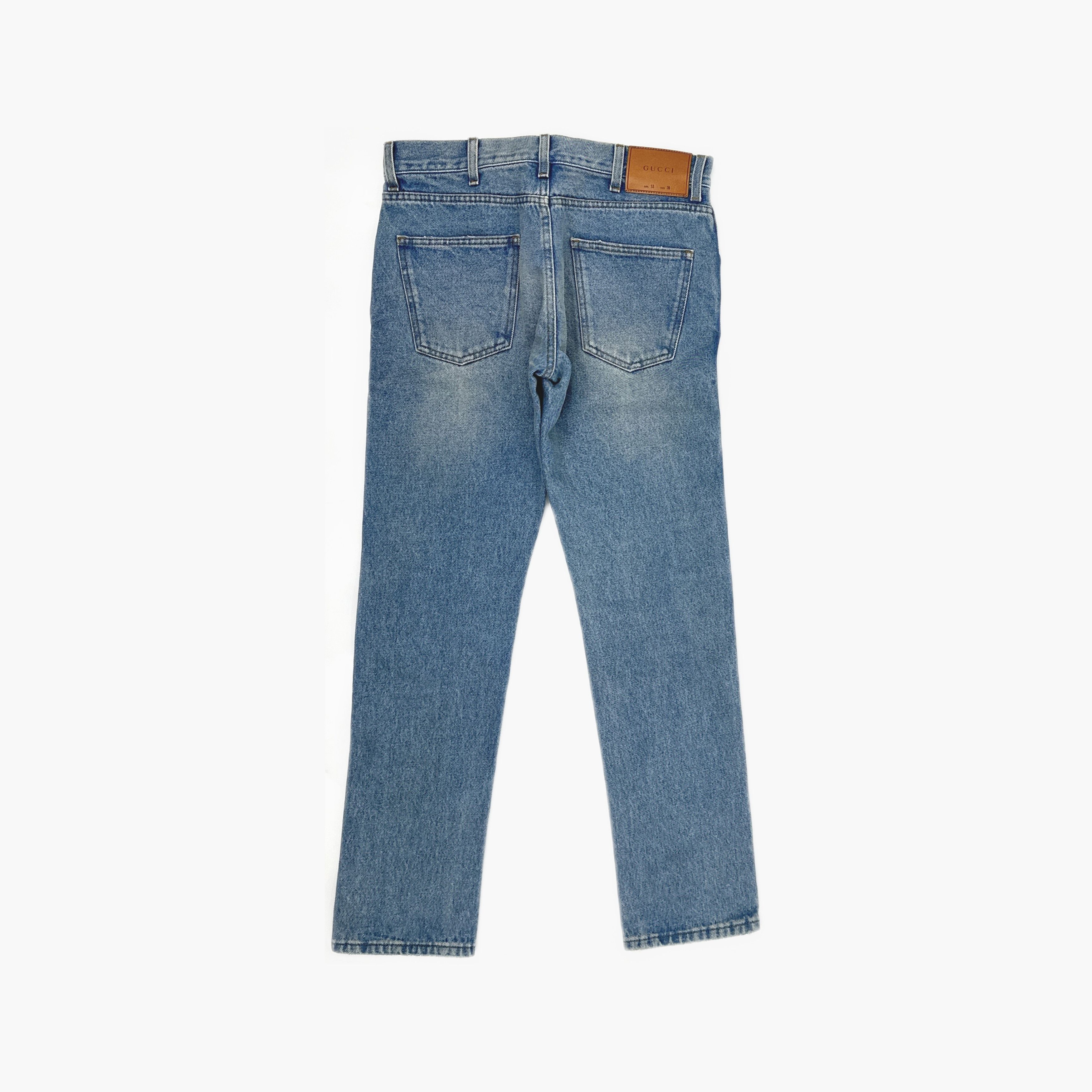 Gucci Gucci Web Stripe Cuff Jeans 30 Size US 30 / EU 46 - 3 Thumbnail