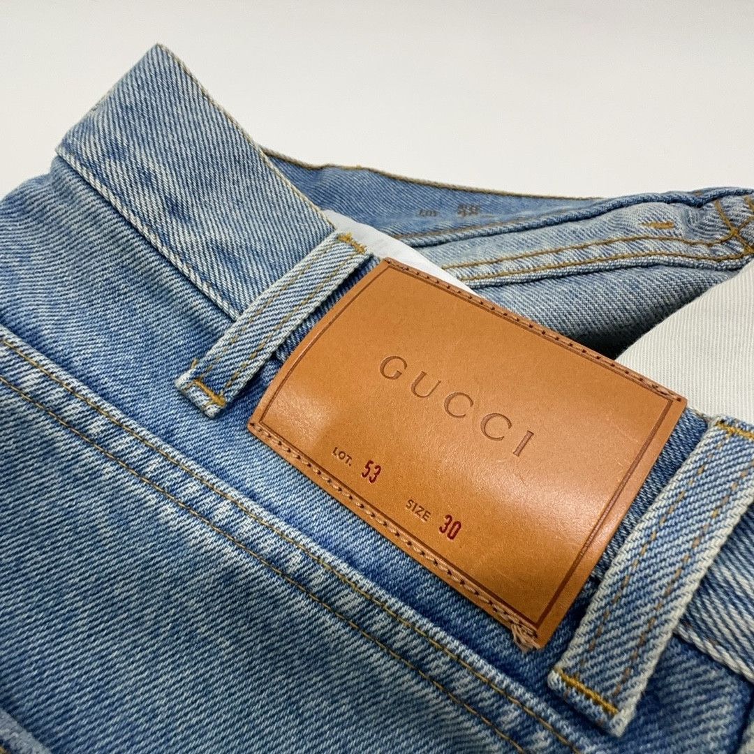 Gucci Gucci Web Stripe Cuff Jeans 30 Size US 30 / EU 46 - 4 Thumbnail