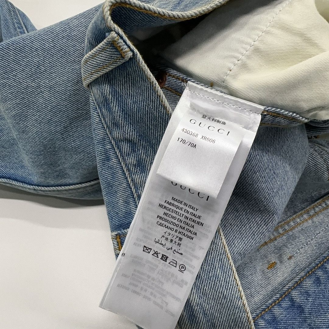 Gucci Gucci Web Stripe Cuff Jeans 30 Size US 30 / EU 46 - 6 Thumbnail