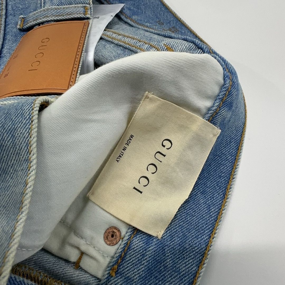 Gucci Gucci Web Stripe Cuff Jeans 30 Size US 30 / EU 46 - 5 Thumbnail