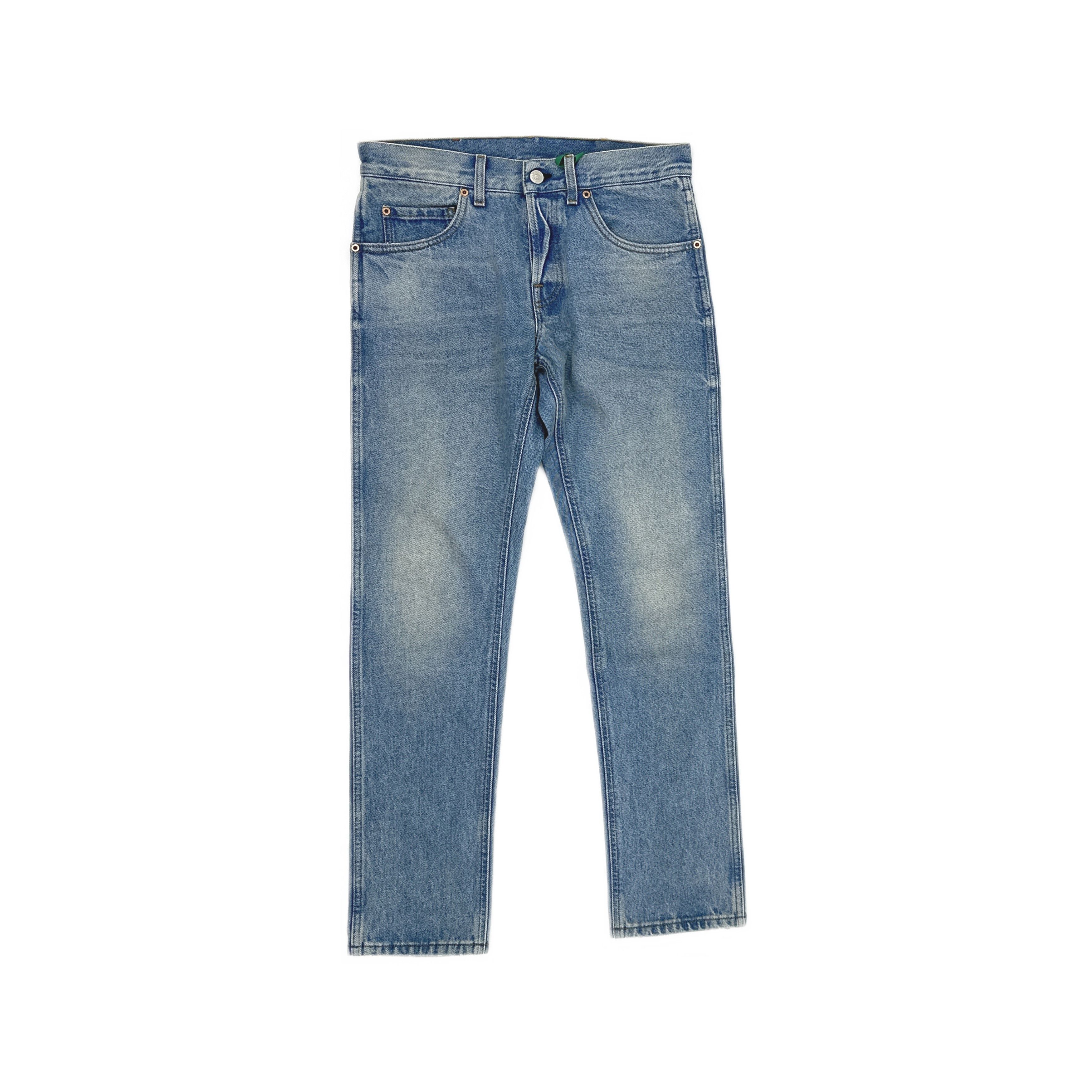 Gucci Gucci Web Stripe Cuff Jeans 30 Size US 30 / EU 46 - 2 Thumbnail