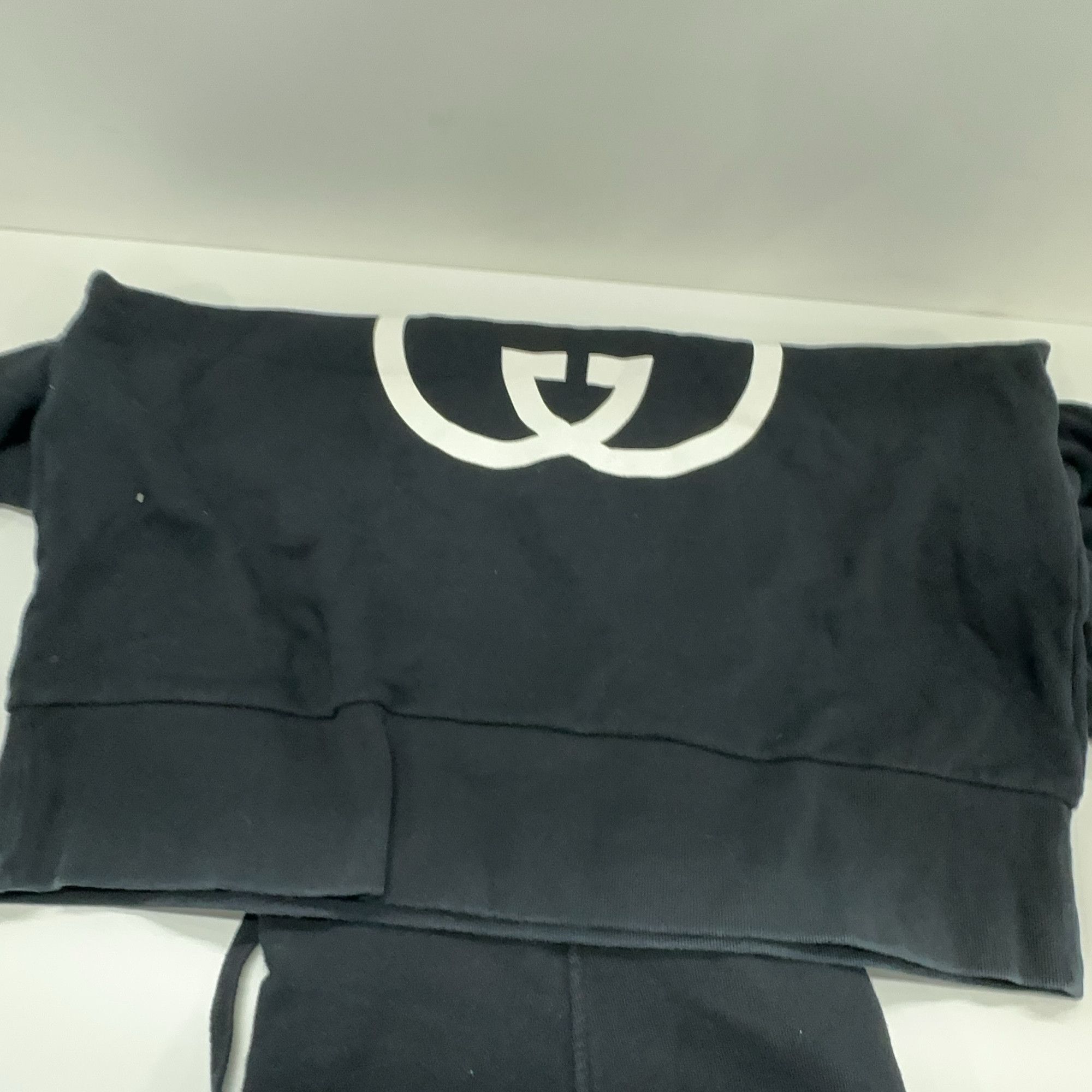 Gucci Gucci Interlocking G Logo Hoodie Black XL Size US XL / EU 56 / 4 - 11 Thumbnail