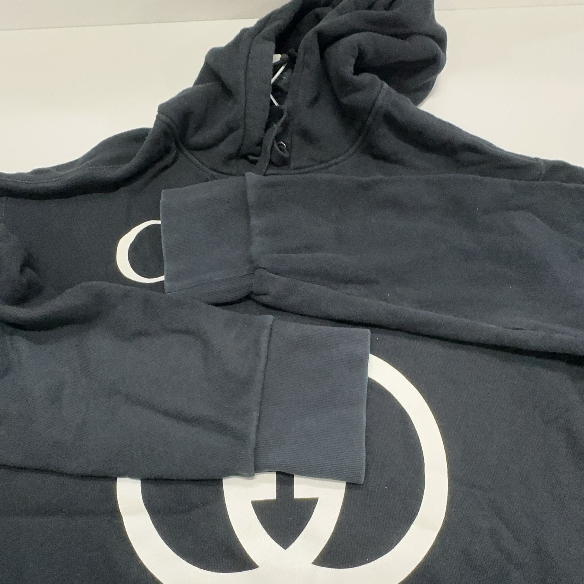 Gucci Gucci Interlocking G Logo Hoodie Black XL Size US XL / EU 56 / 4 - 13 Thumbnail