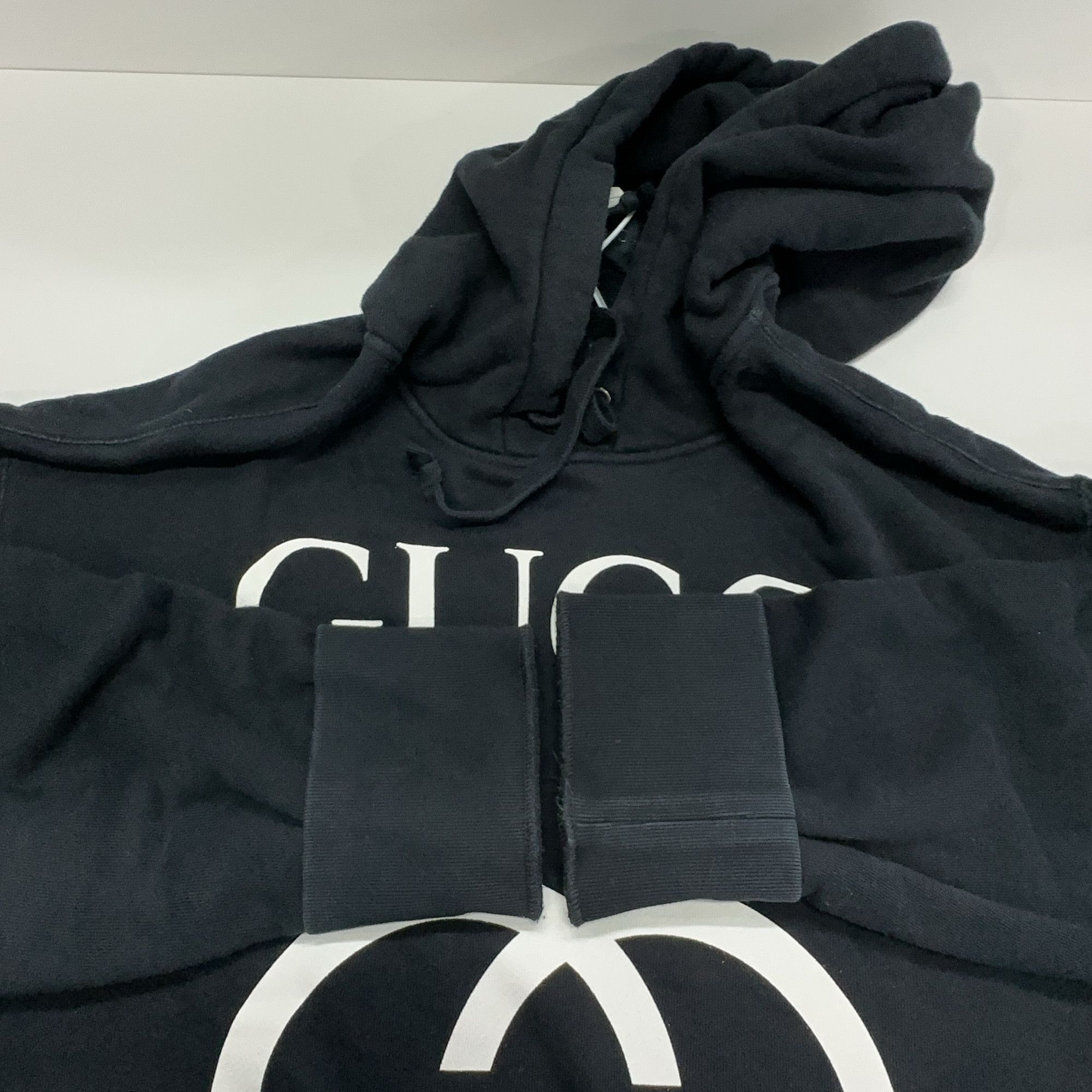 Gucci Gucci Interlocking G Logo Hoodie Black XL Size US XL / EU 56 / 4 - 12 Thumbnail