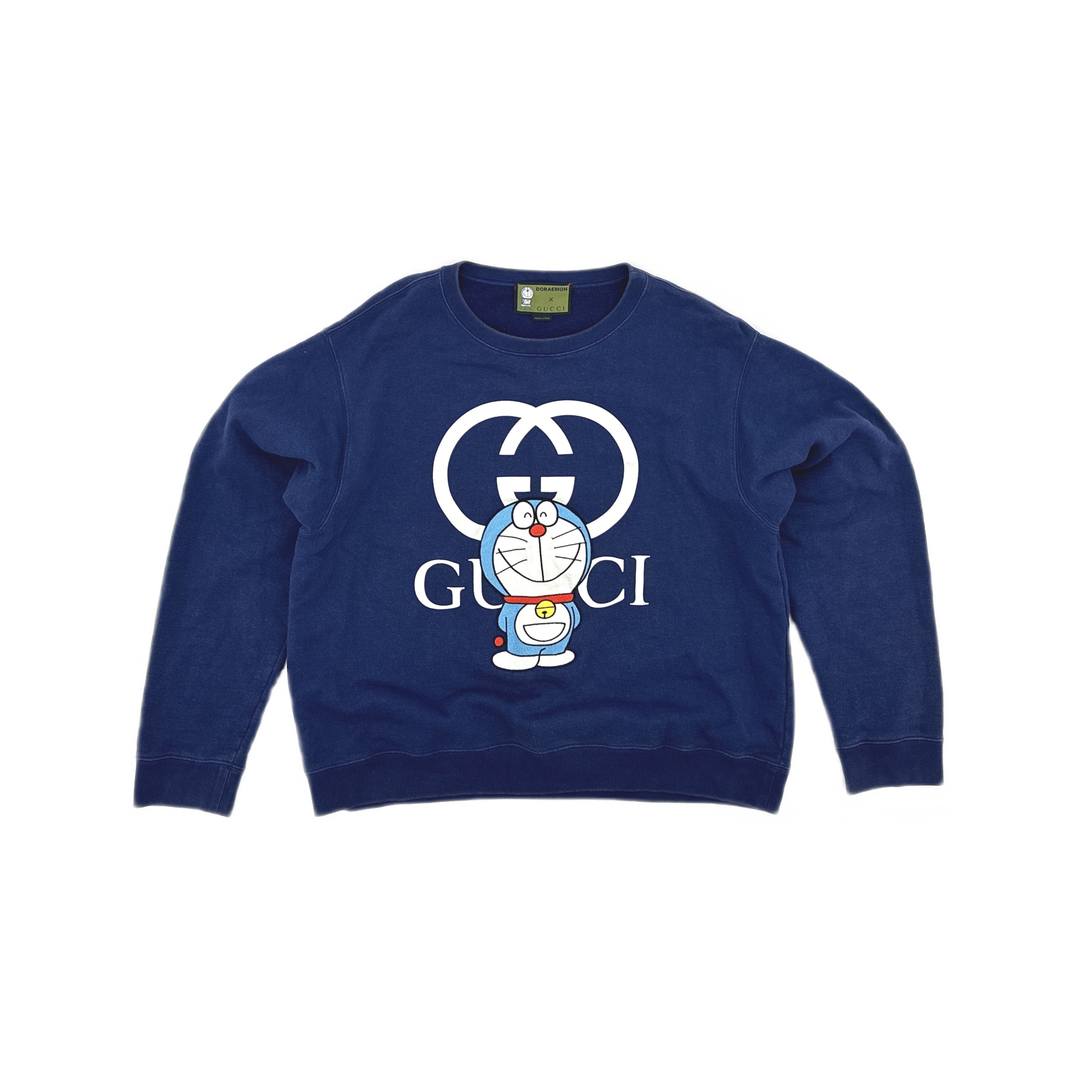 Gucci Gucci x Doraemon Printed Logo Sweatshirt Size L Size US L / EU 52-54 / 3 - 2 Thumbnail