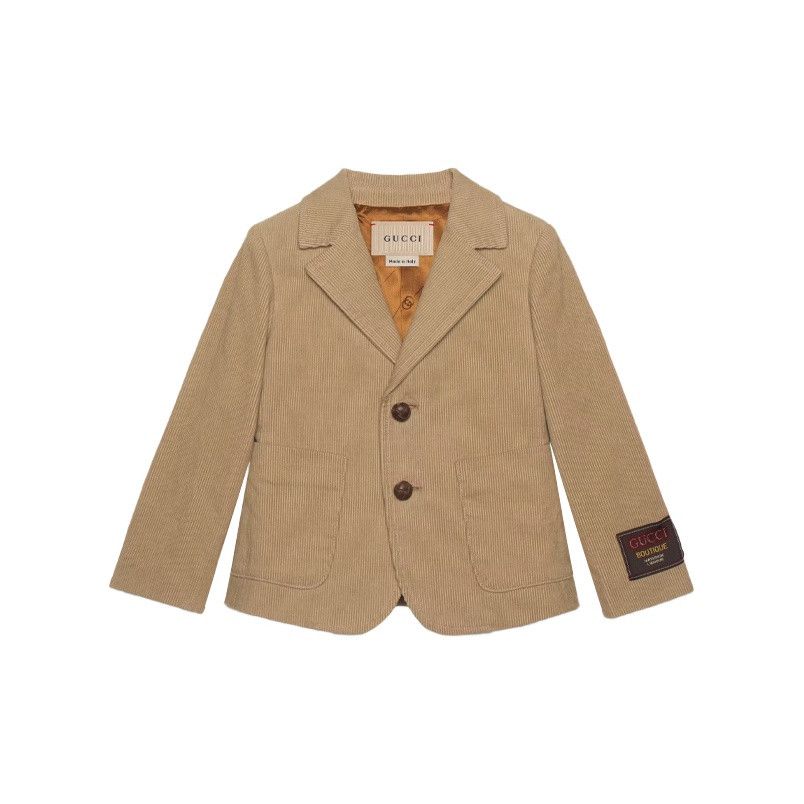 Gucci Gucci Corduroy Notch Lapel Jacket Size 10 Size US XXS / EU 40 - 2 Thumbnail