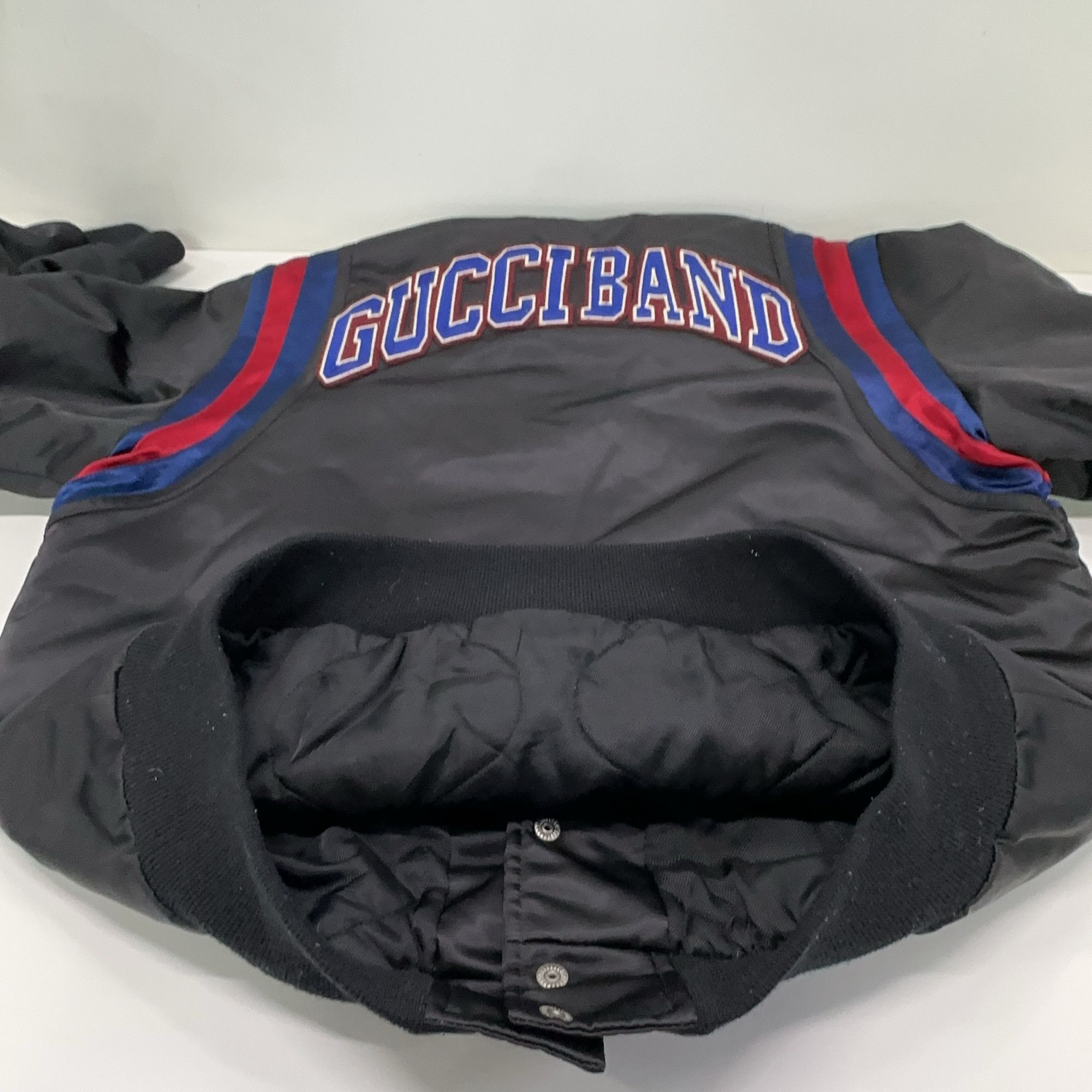 Gucci Gucci Band Logo Bomber Jacket 46 Size US S / EU 44-46 / 1 - 14 Thumbnail