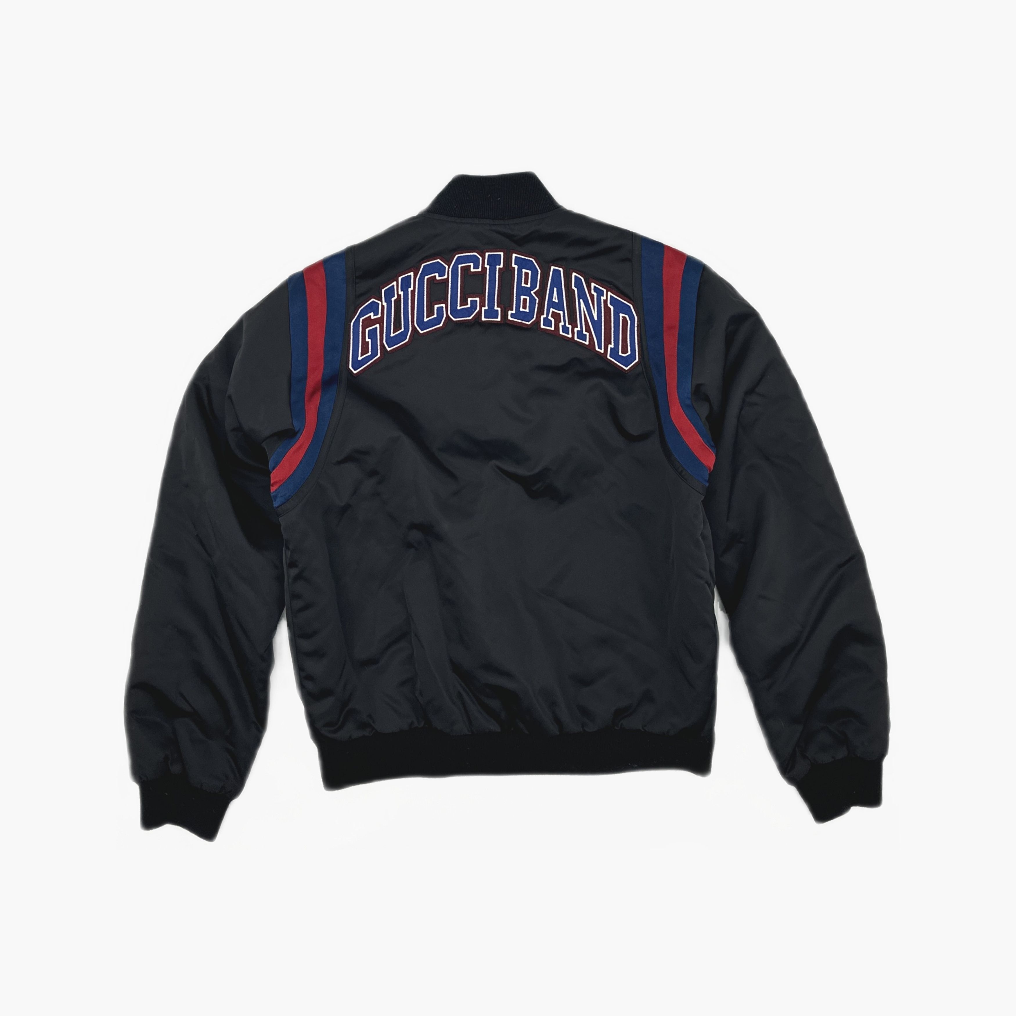 Gucci Gucci Band Logo Bomber Jacket 46 Size US S / EU 44-46 / 1 - 3 Thumbnail