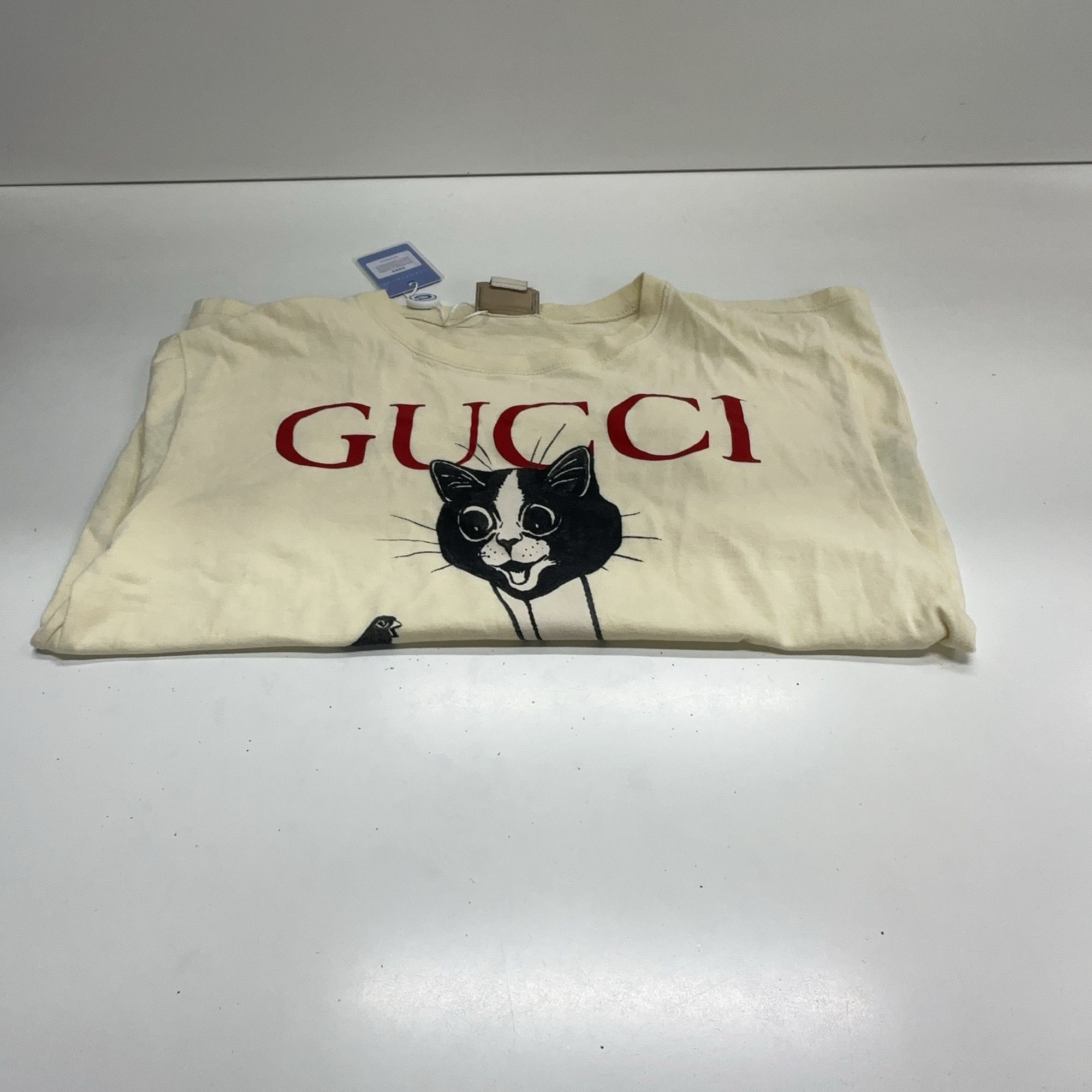Gucci Gucci Cat Graphic T-Shirt Size 10 Size US XXS / EU 40 - 11 Thumbnail