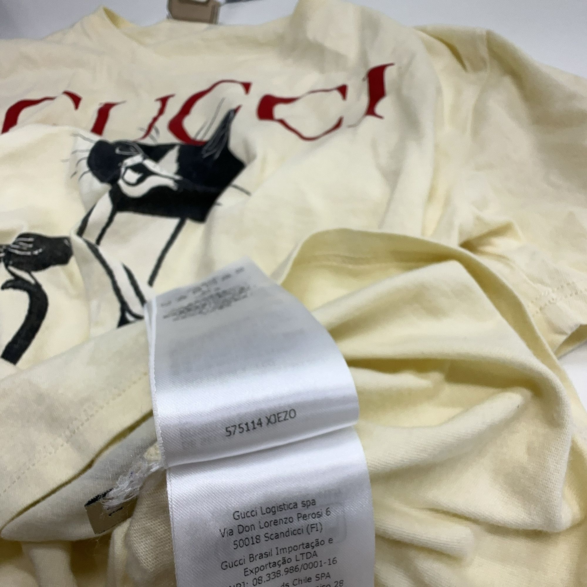 Gucci Gucci Cat Graphic T-Shirt Size 10 Size US XXS / EU 40 - 6 Thumbnail