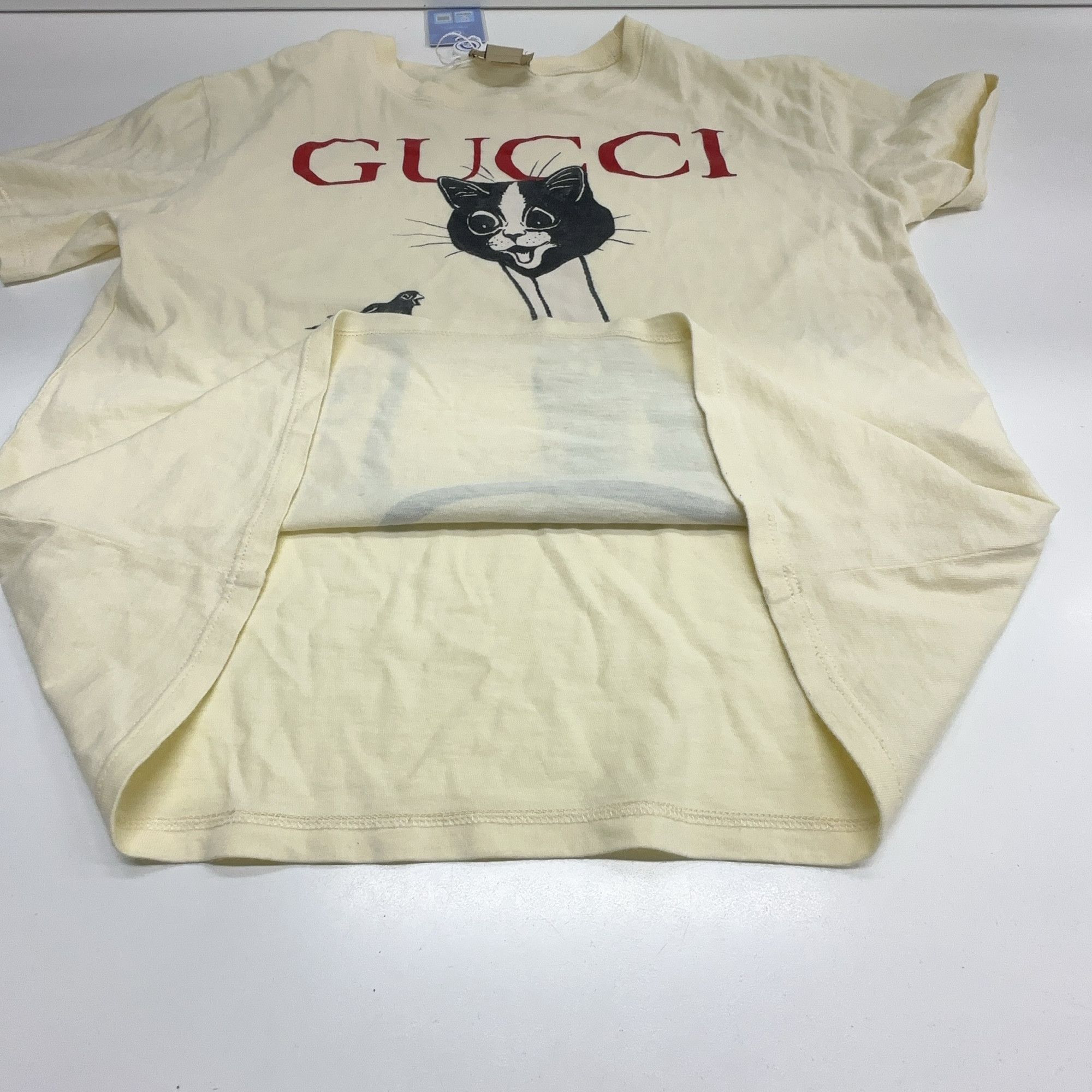 Gucci Gucci Cat Graphic T-Shirt Size 10 Size US XXS / EU 40 - 9 Thumbnail
