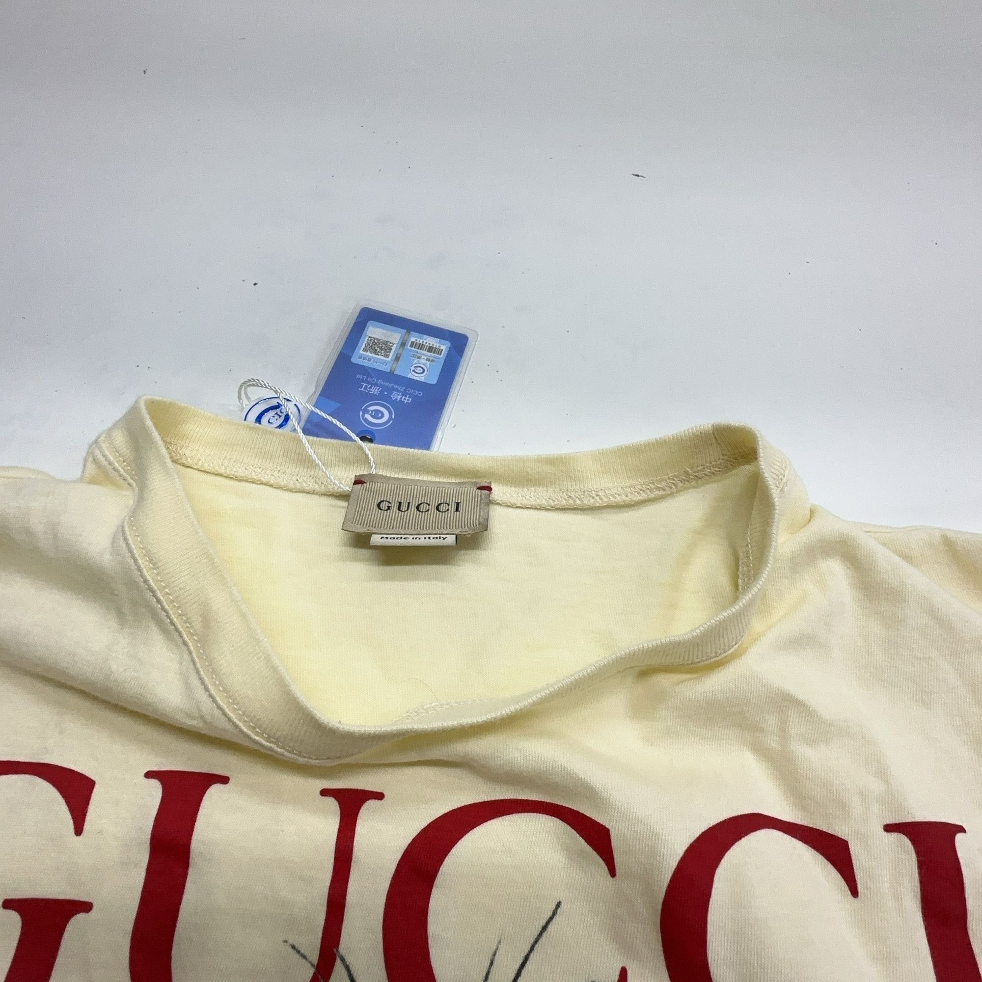 Gucci Gucci Cat Graphic T-Shirt Size 10 Size US XXS / EU 40 - 8 Thumbnail