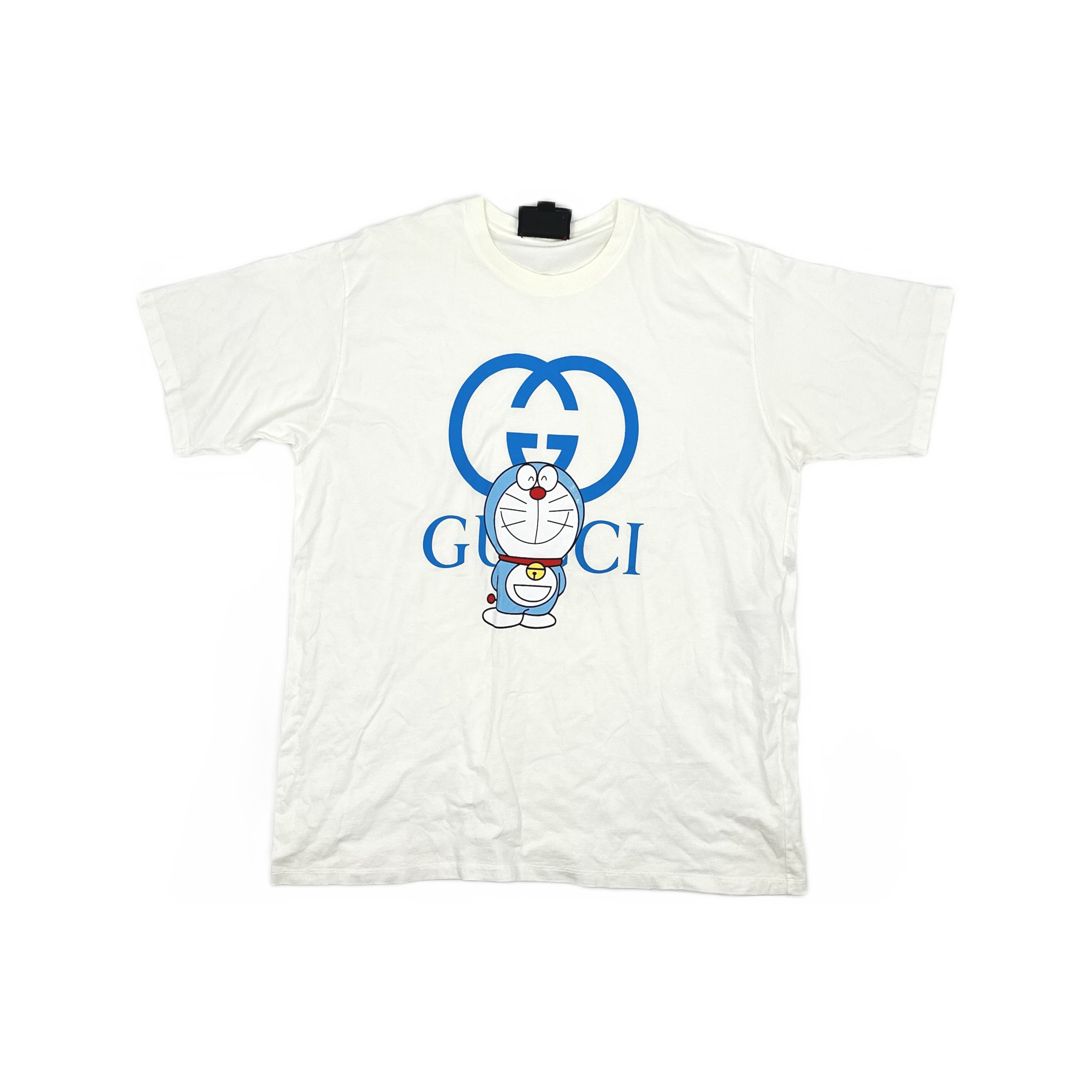 Gucci Gucci x Doraemon Logo Print T-Shirt XXXL Size US XXL / EU 58 / 5 - 2 Thumbnail