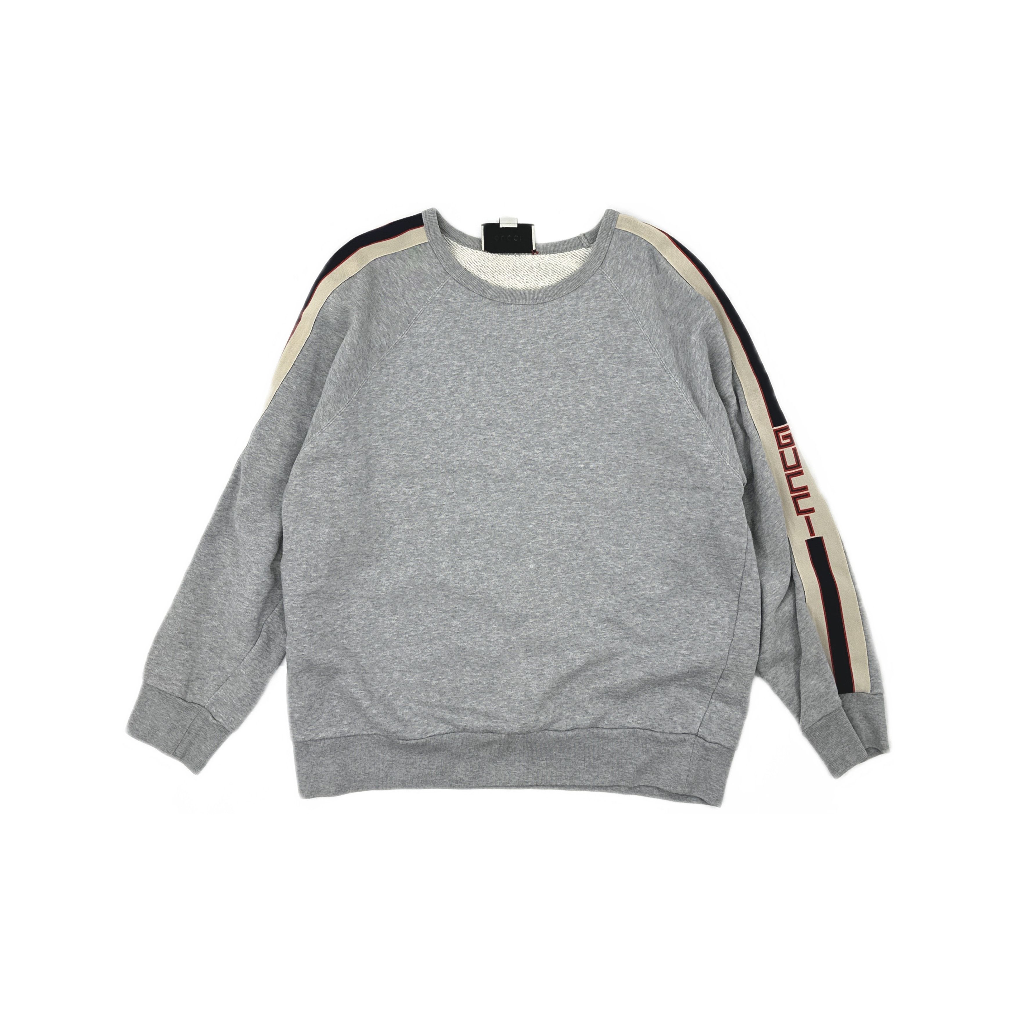 Gucci Gucci Side Logo Tape Sweatshirt Size XL Size US XL / EU 56 / 4 - 2 Thumbnail