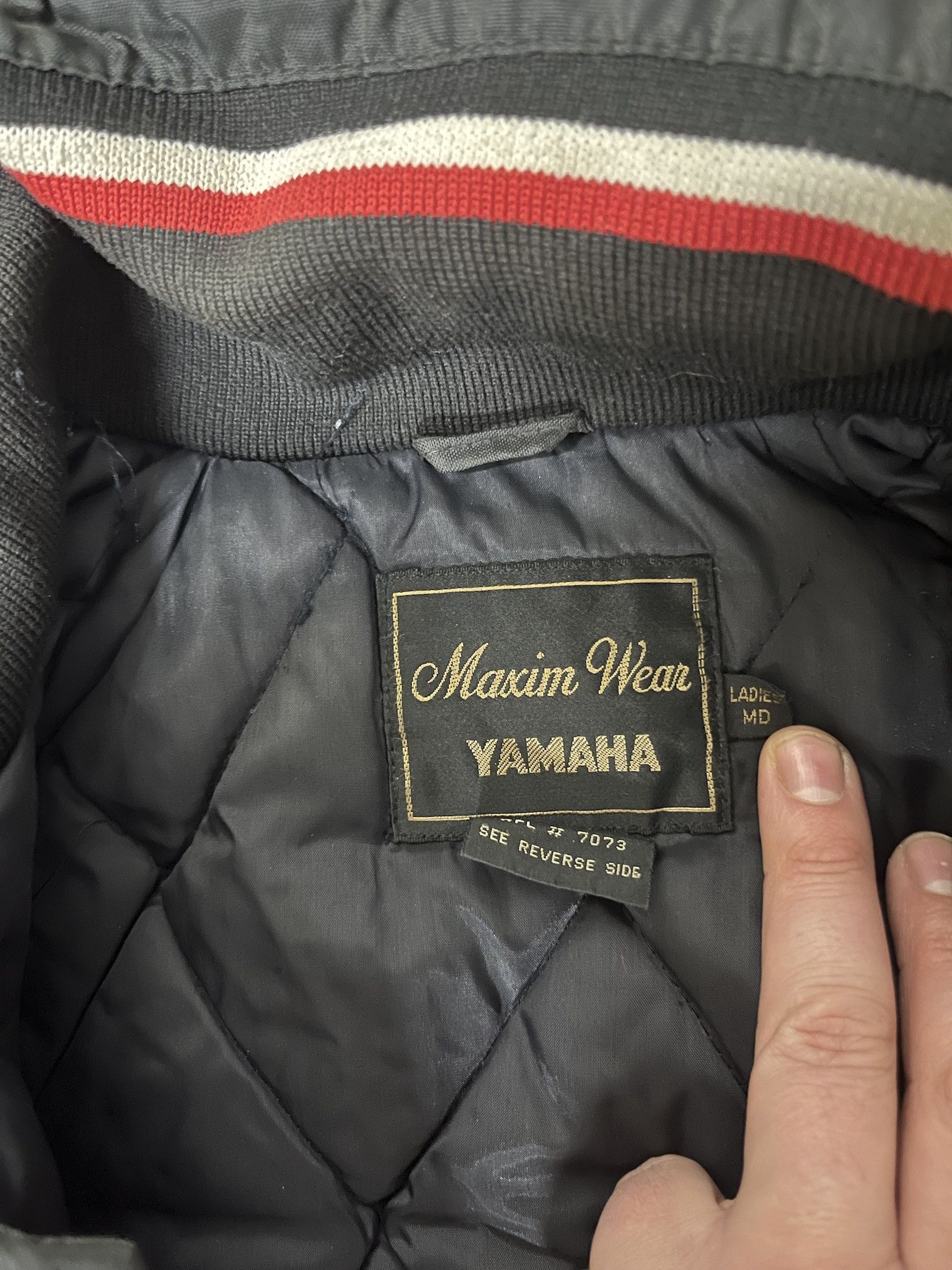 Carhartt × Vintage Vintage 1980s Yamaha Black Snowmobile Racing jacket Size XS (womens M) Size US XS / EU 42 / 0 - 2 Thumbnail