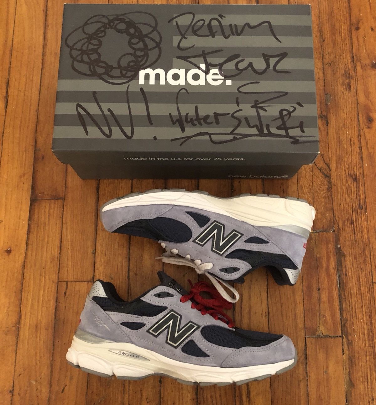 New Balance No Vacancy Inn No vacancy inn new balance 990v3 water wifi shoes size 9 Grailed