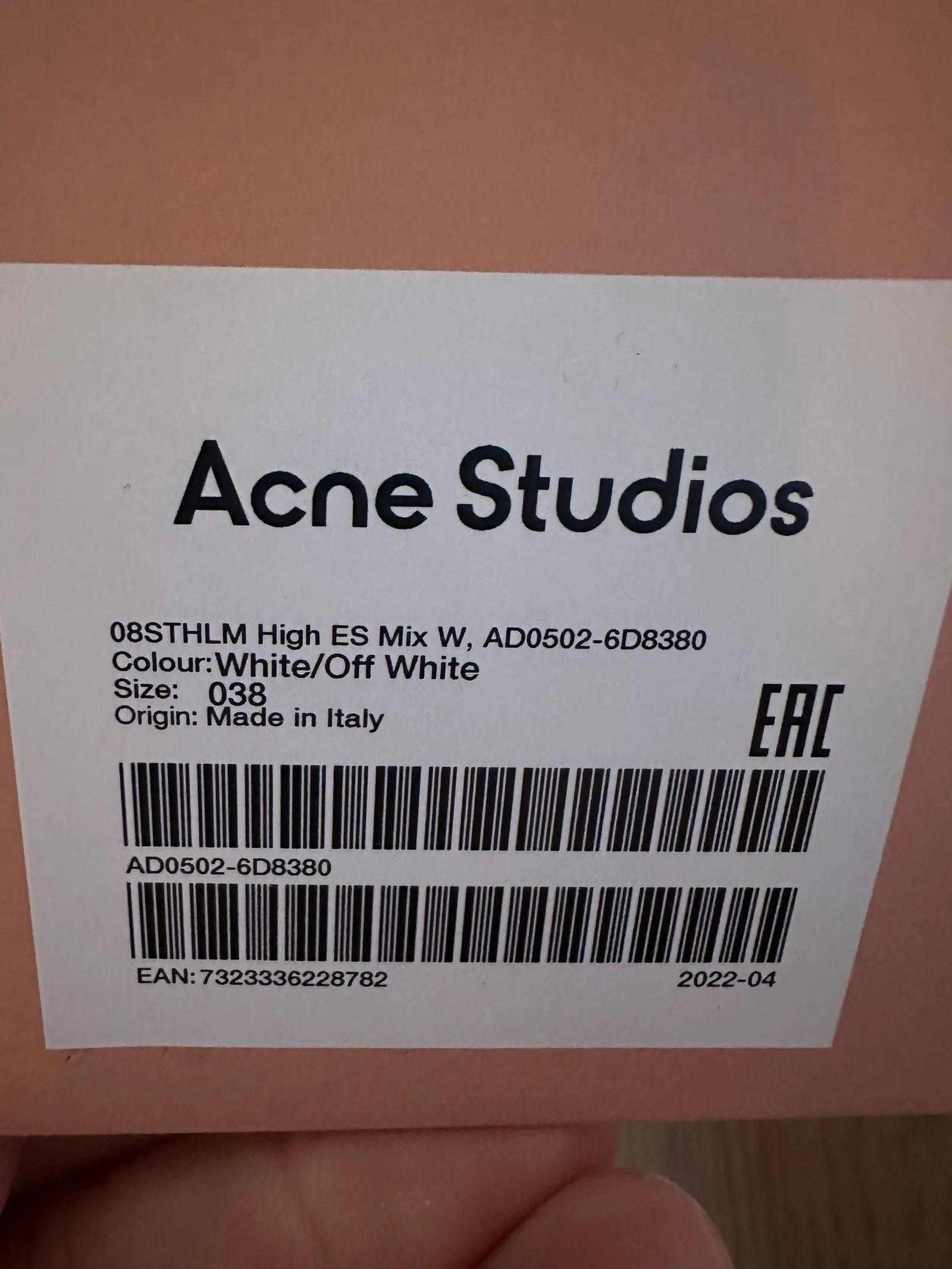 Acne Studios Acne Studios STHLM high ES Mix W Sneakers Size US 8 / IT 38 - 5 Thumbnail