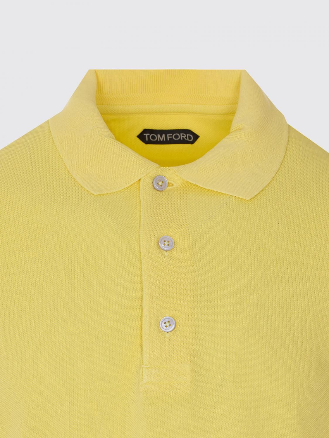 Tom Ford Tom Ford Polo Shirt Men Yellow Size US M / EU 48-50 / 2 - 4 Thumbnail