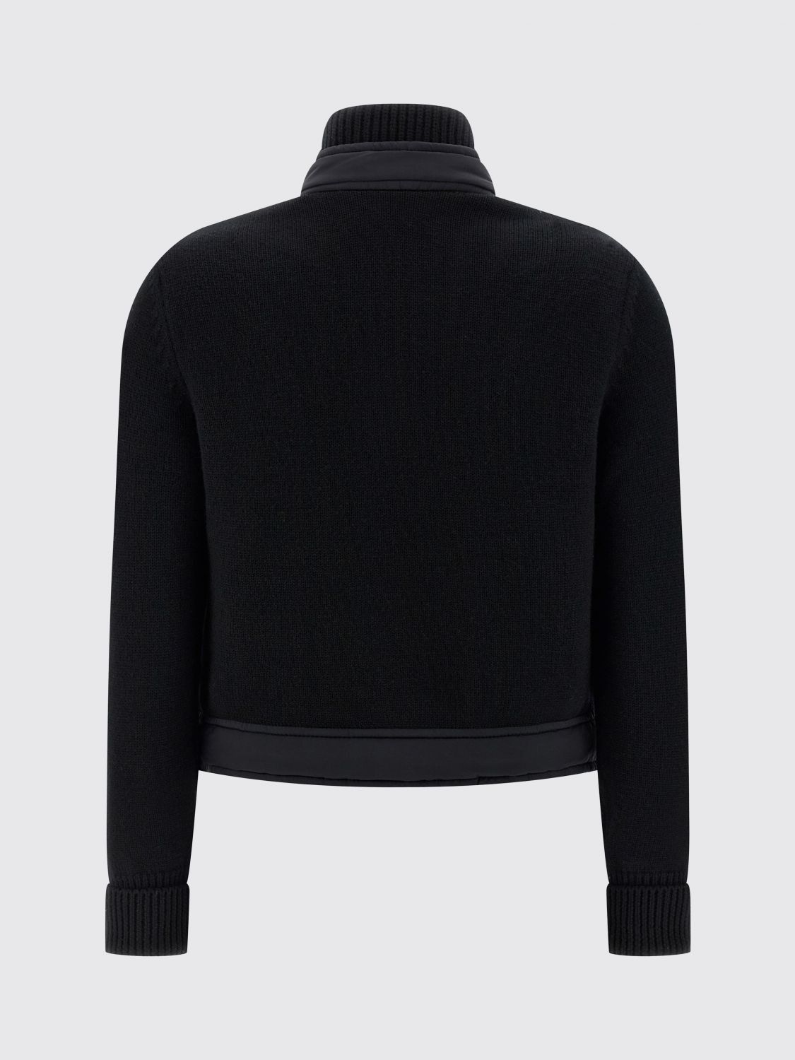 Moncler Moncler Cardigan Woman Black Size L / US 10 / IT 46 - 2 Thumbnail