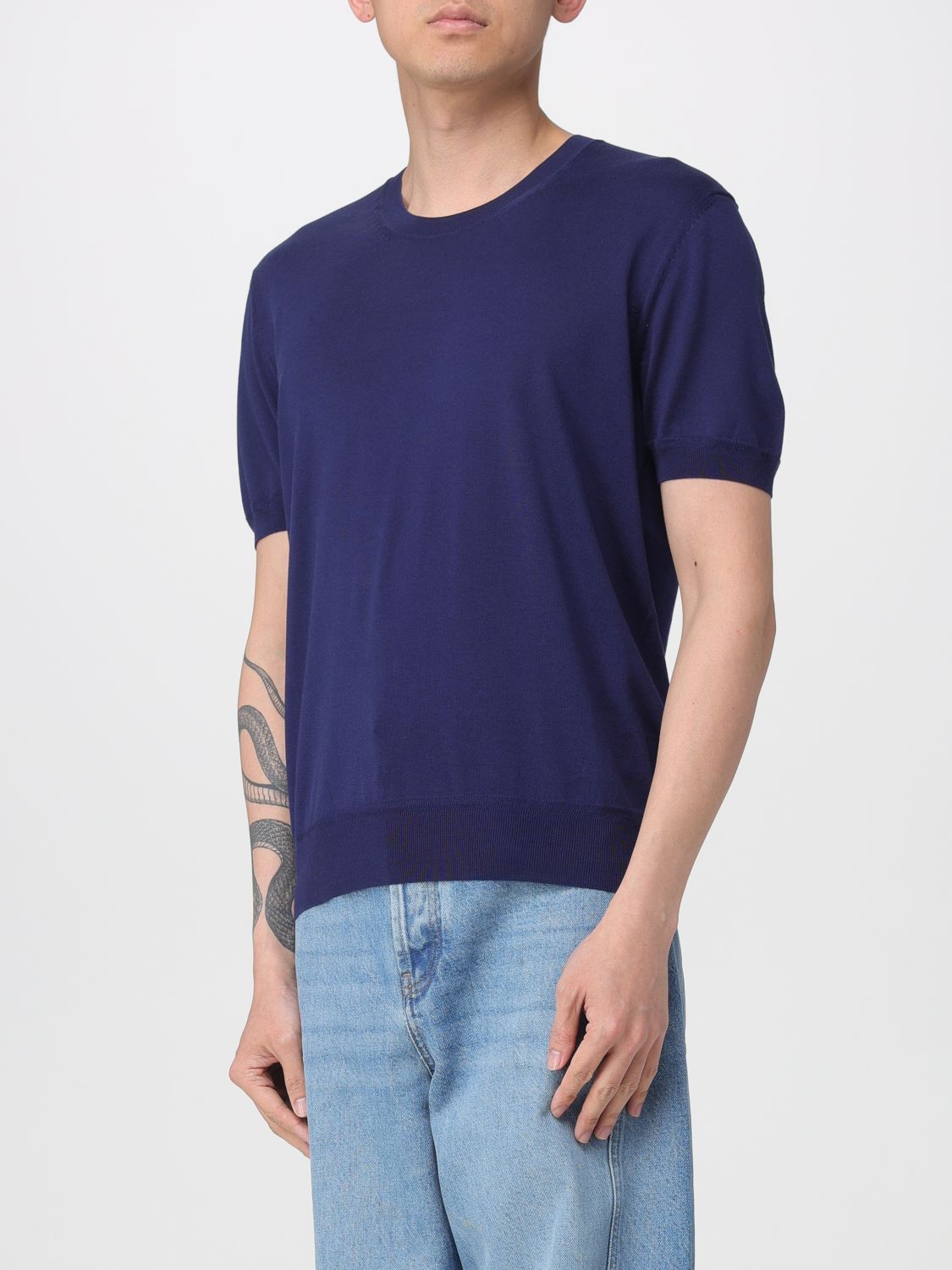 Tom Ford Tom Ford Sweater Men Blue Size US L / EU 52-54 / 3 - 3 Thumbnail