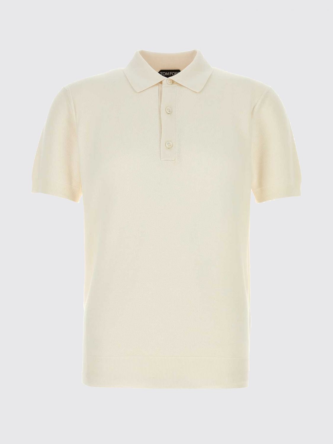 Tom Ford Tom Ford Polo Shirt Men White Size US L / EU 52-54 / 3 - 2 Thumbnail